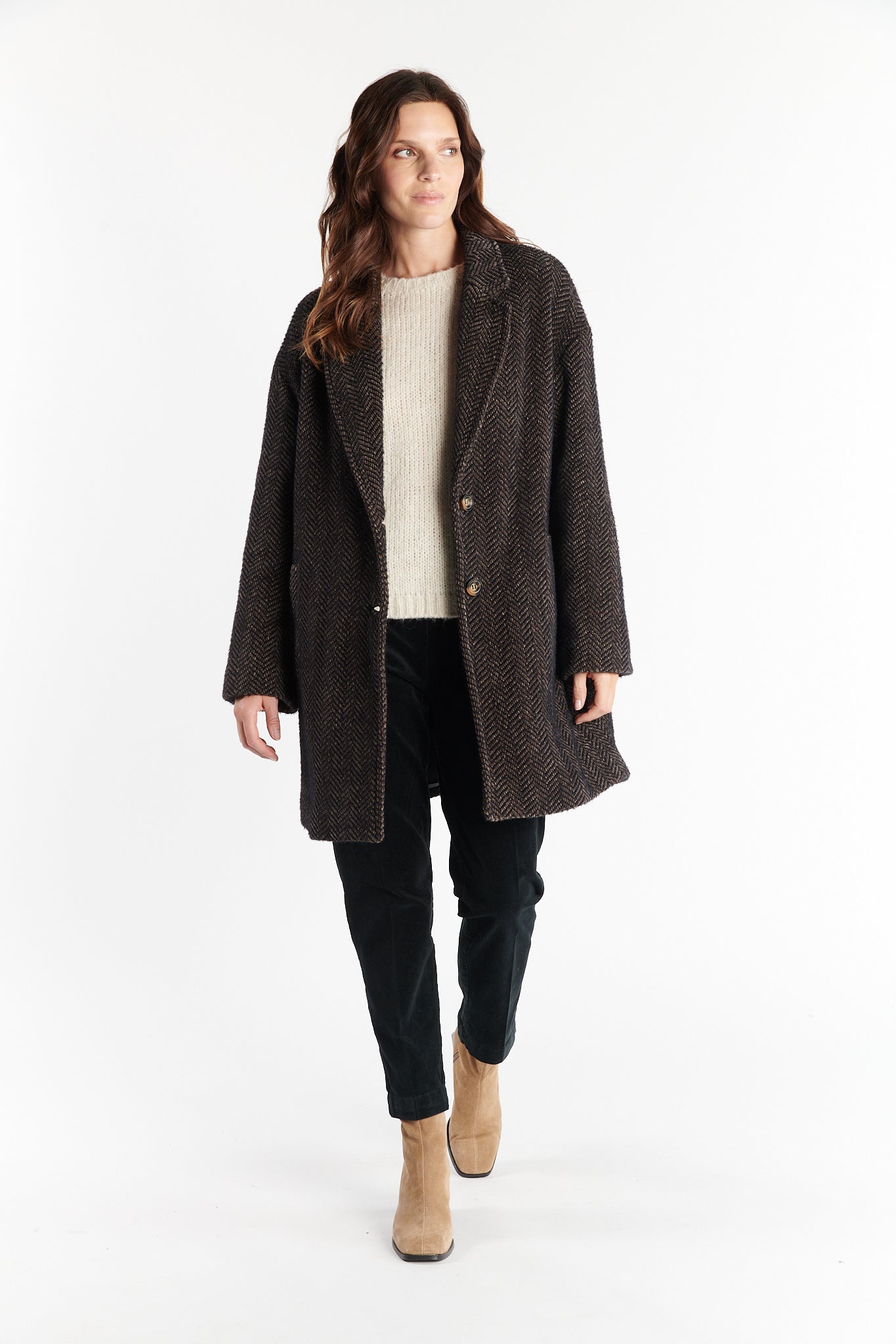 MANTEAU BETTY CHOCO