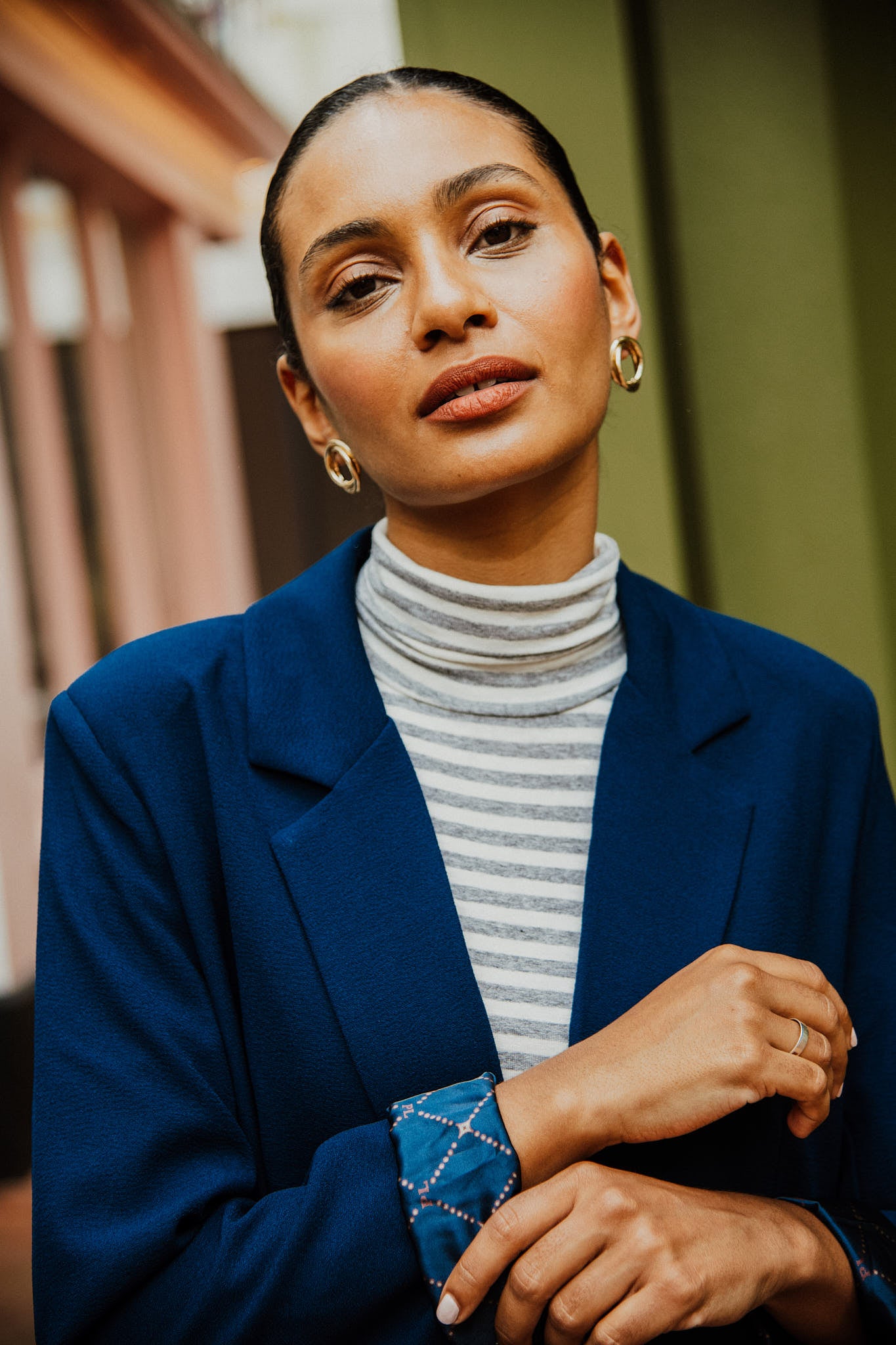 BLAZER OVERSIZE ANGELINA PÉTROLE