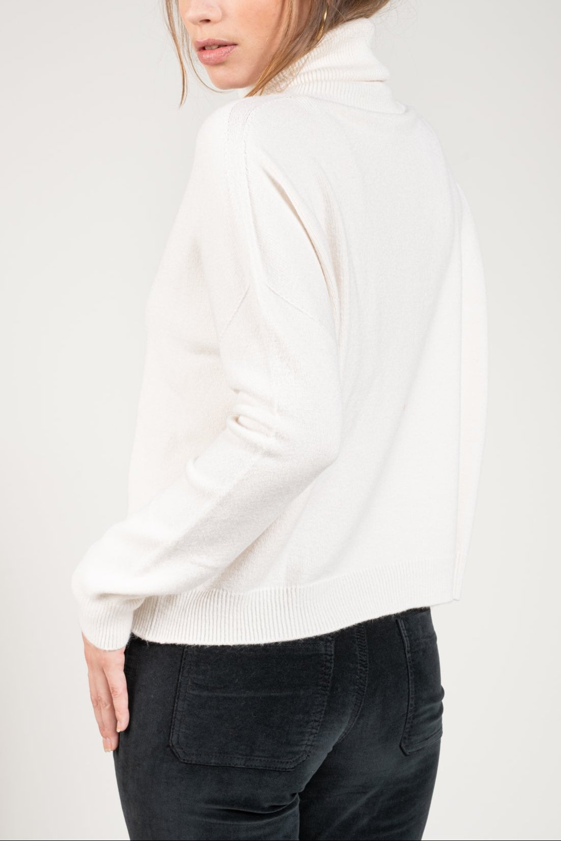 PULL COL ROULÉ MAEVE NATUREL