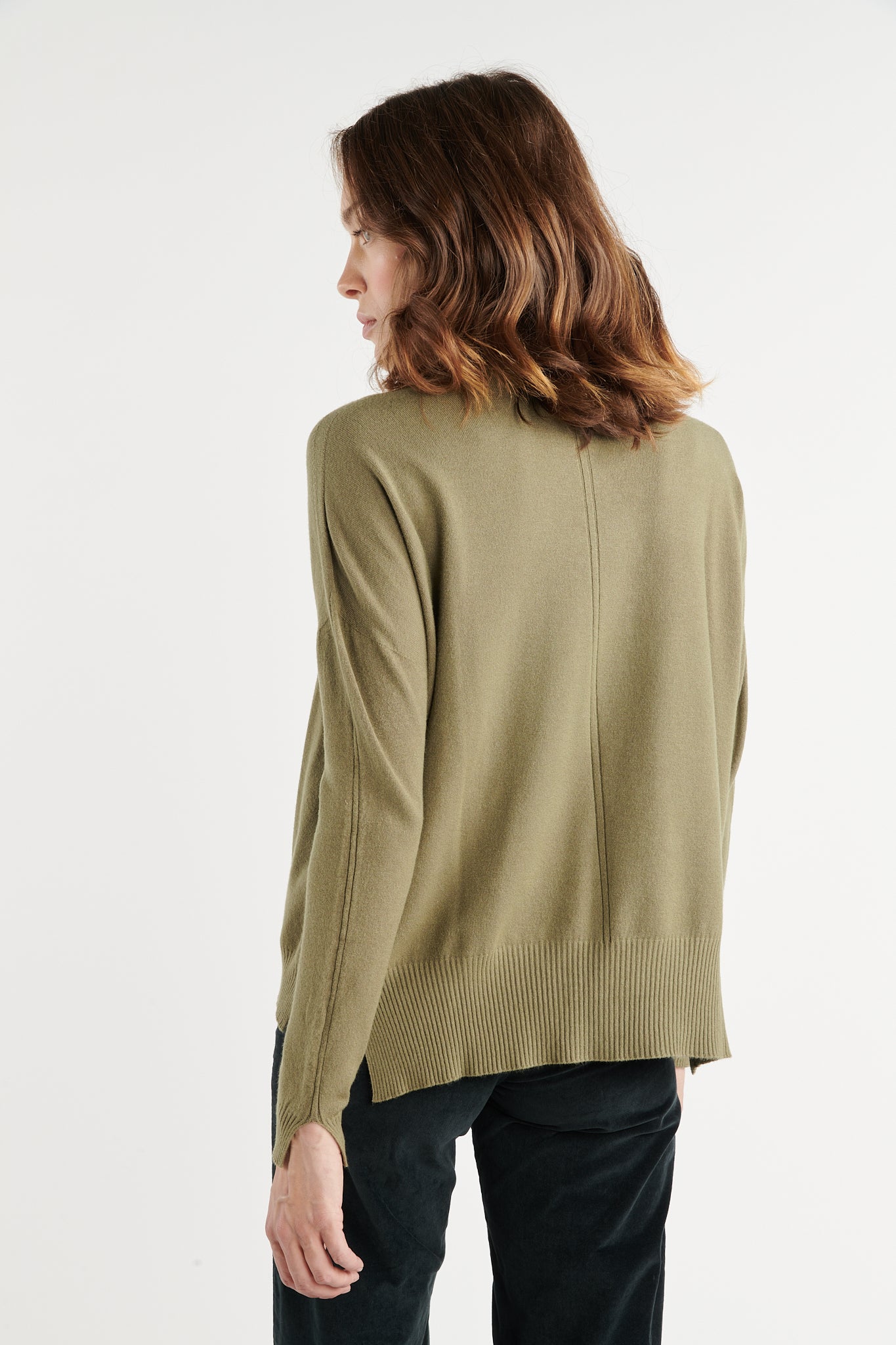 PULL COL ROND BABETTE KAKI