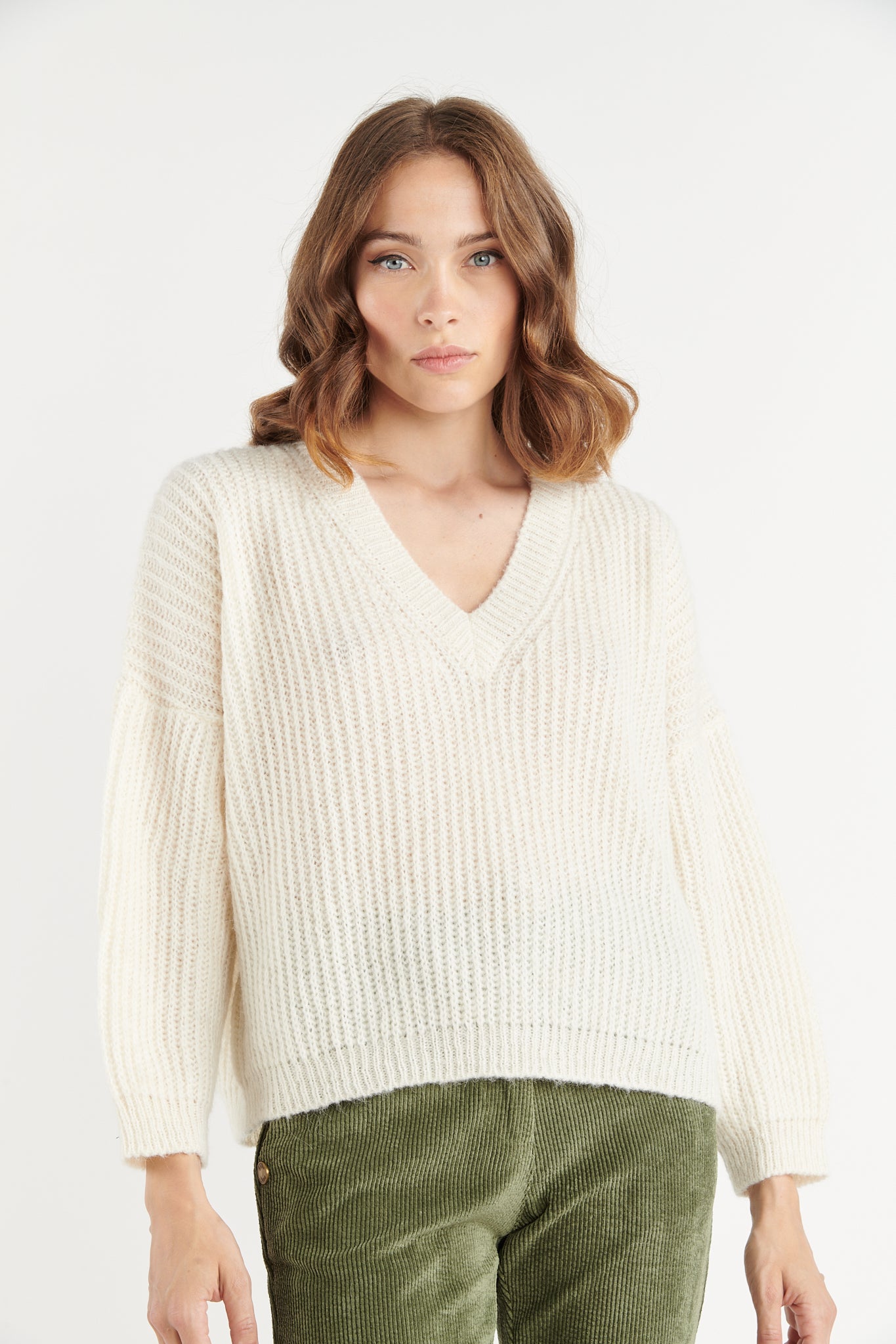 PULL COL V BRYAN NATUREL