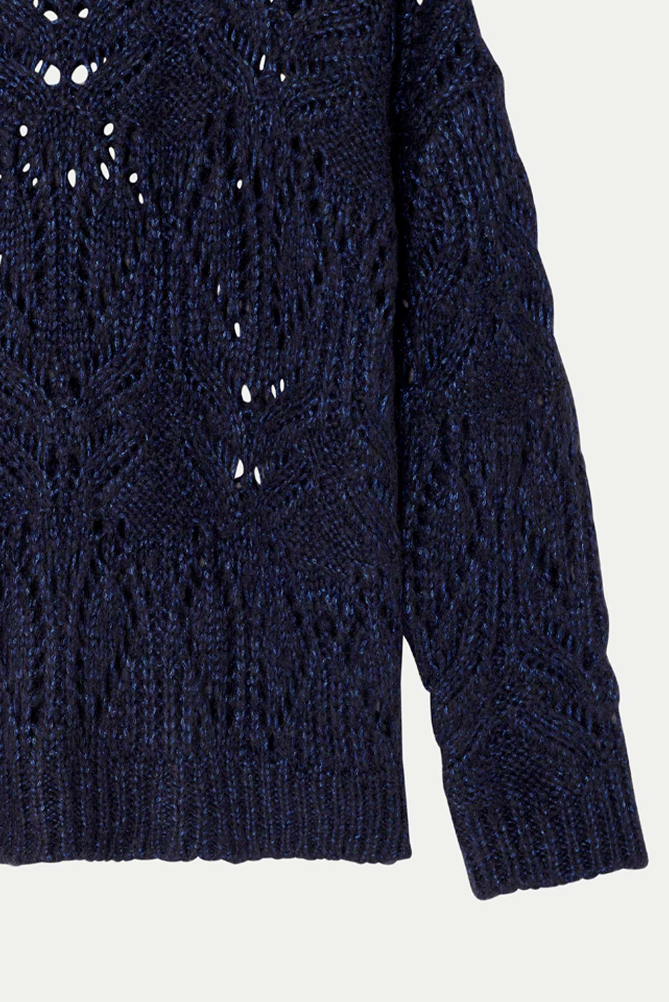 PULL AJOURÉ NACRÉ BLAISINE MARINE