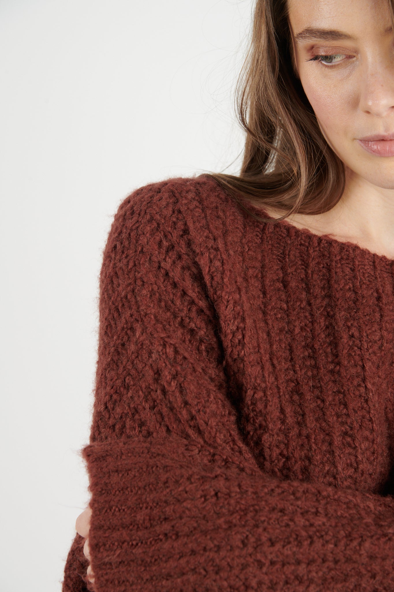 PULL COL BATEAU DANILOU PAPRIKA