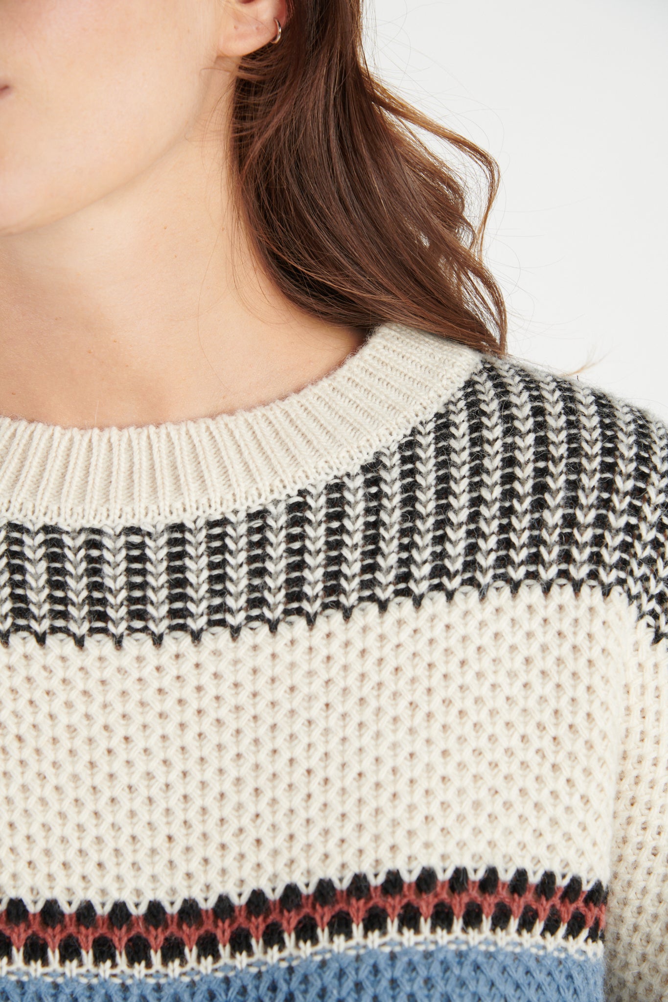 PULL AMPLE DONY NATUREL DENIM