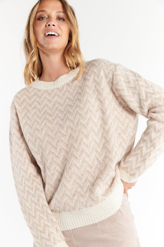 PULL ZIG ZAG DAREN MIX NATUREL