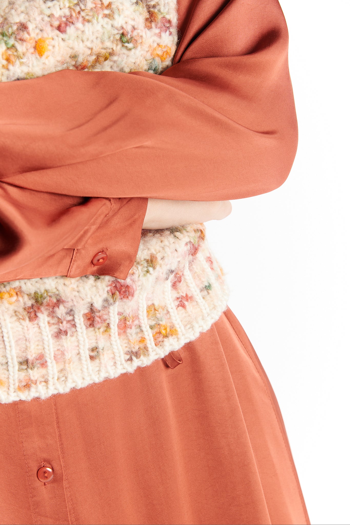 PULL MANCHES COURTES DELMIRO MULTICOLORE
