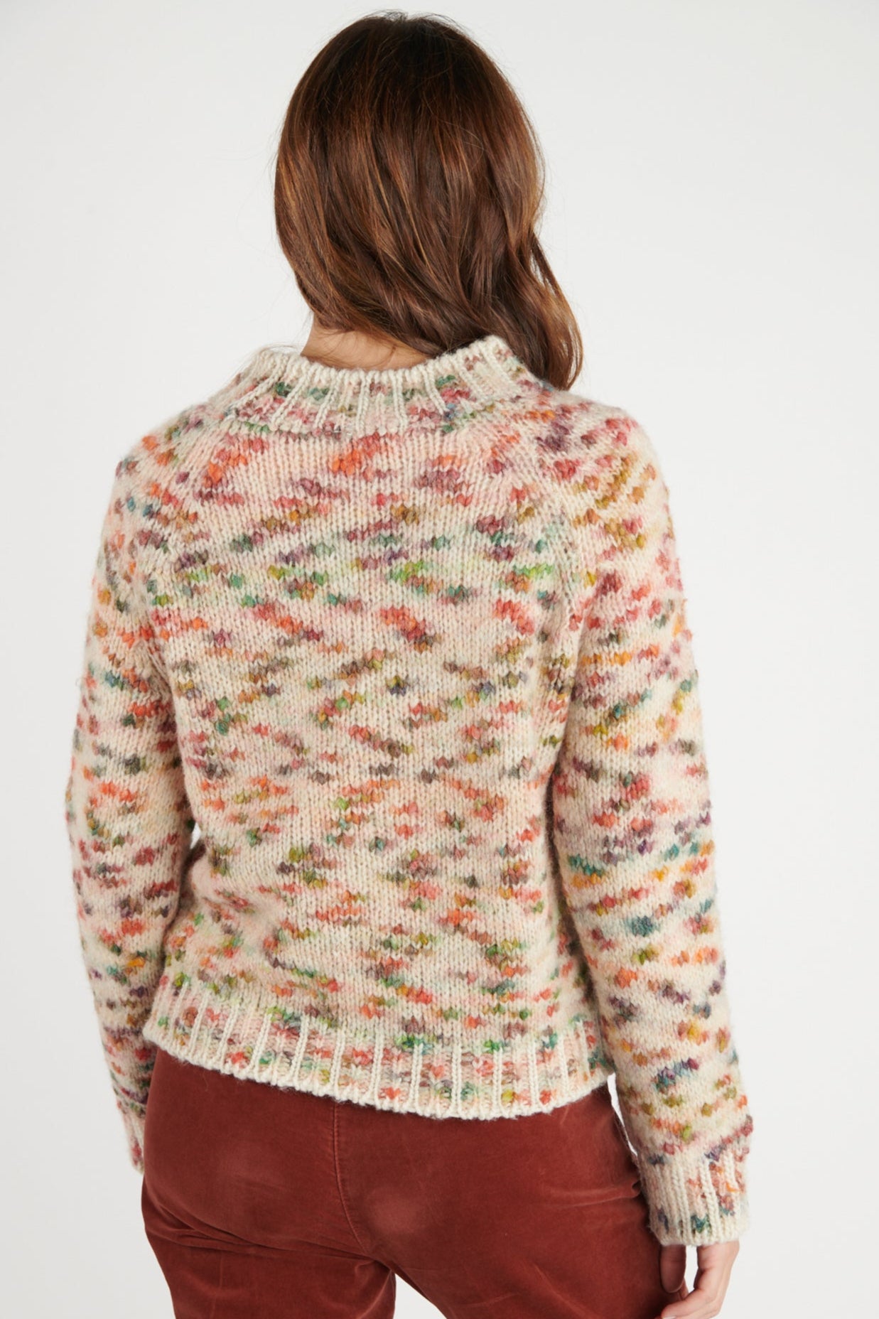 PULL DACE MULTICOLORE NATUREL