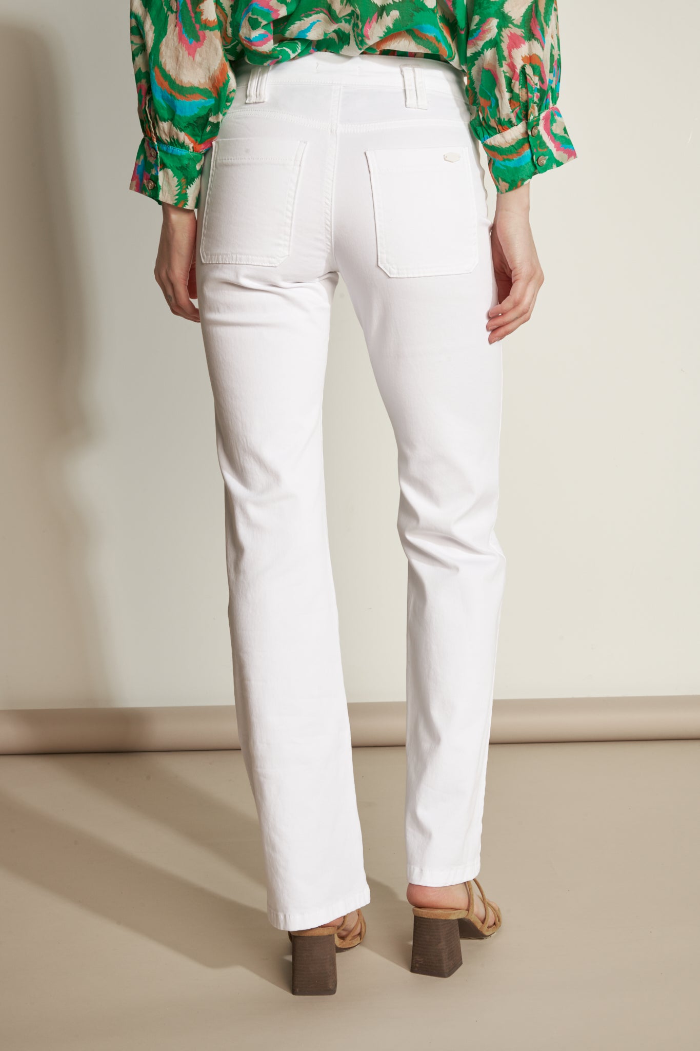 PANTALON FLARE ARNOLD BLANC