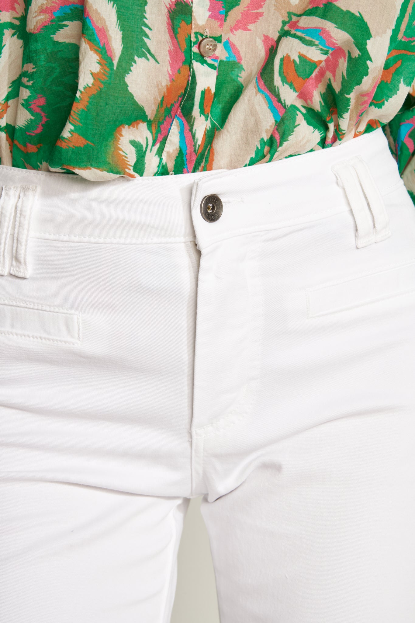 PANTALON FLARE ARNOLD BLANC