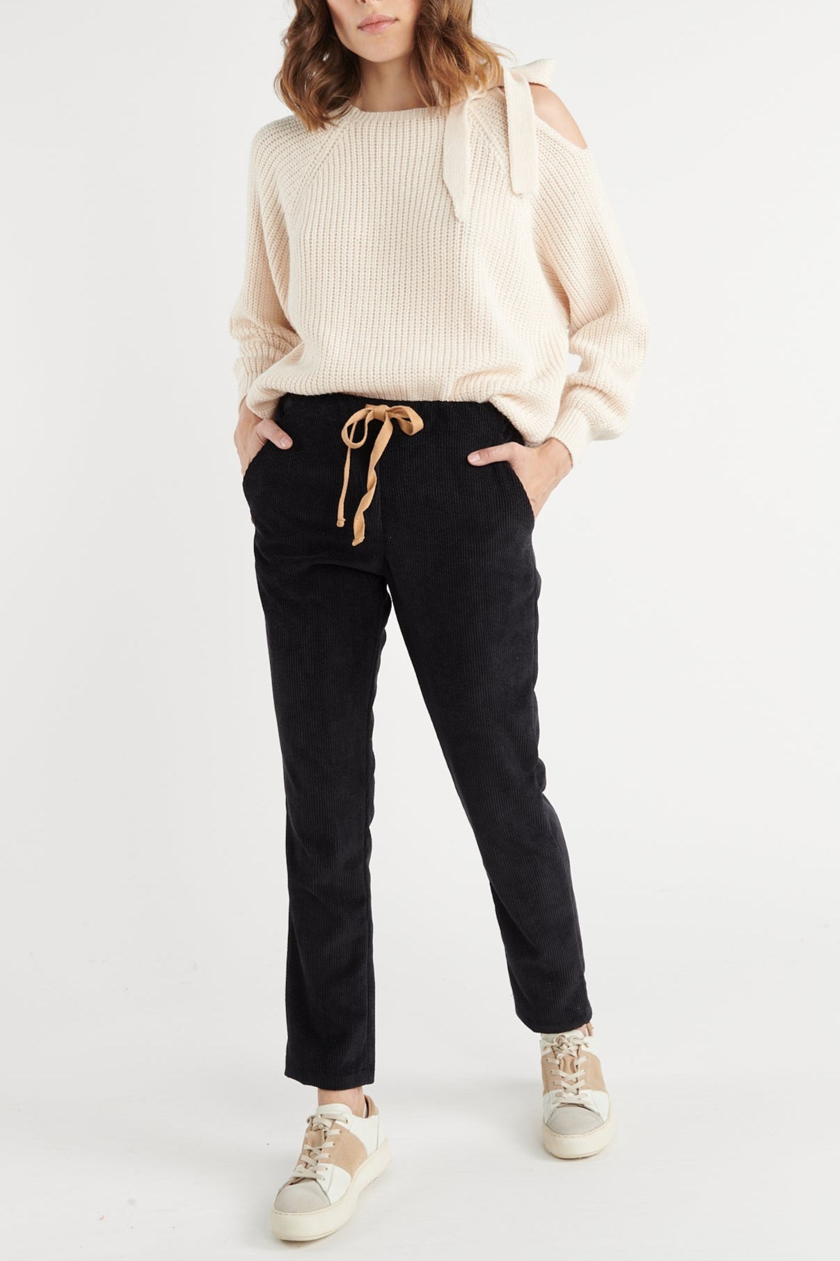 CHINO JOGGING VELOURS SCOTT NOIR