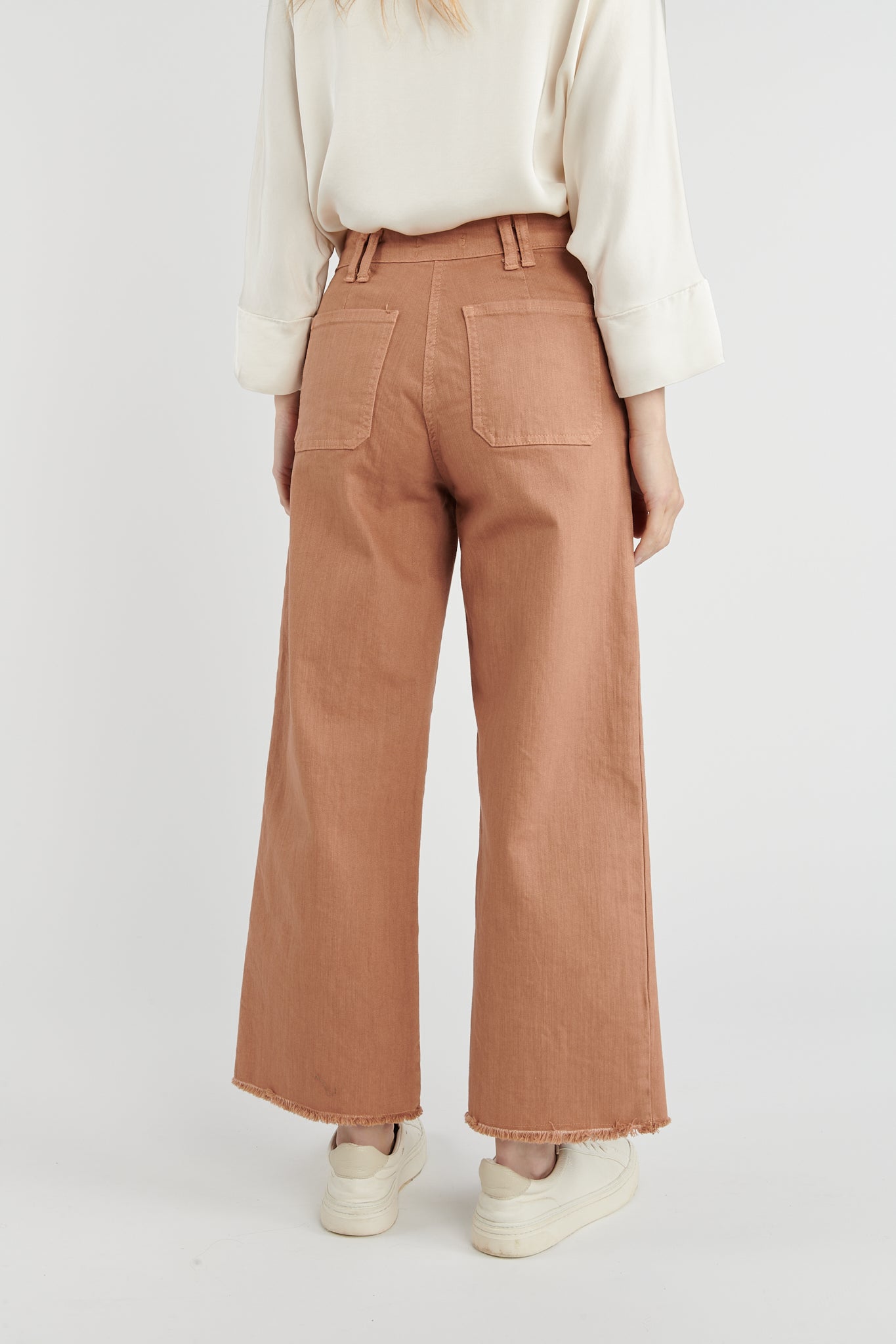 PANTALON 7/8ÈME BROOKLYN ROSE PLUME
