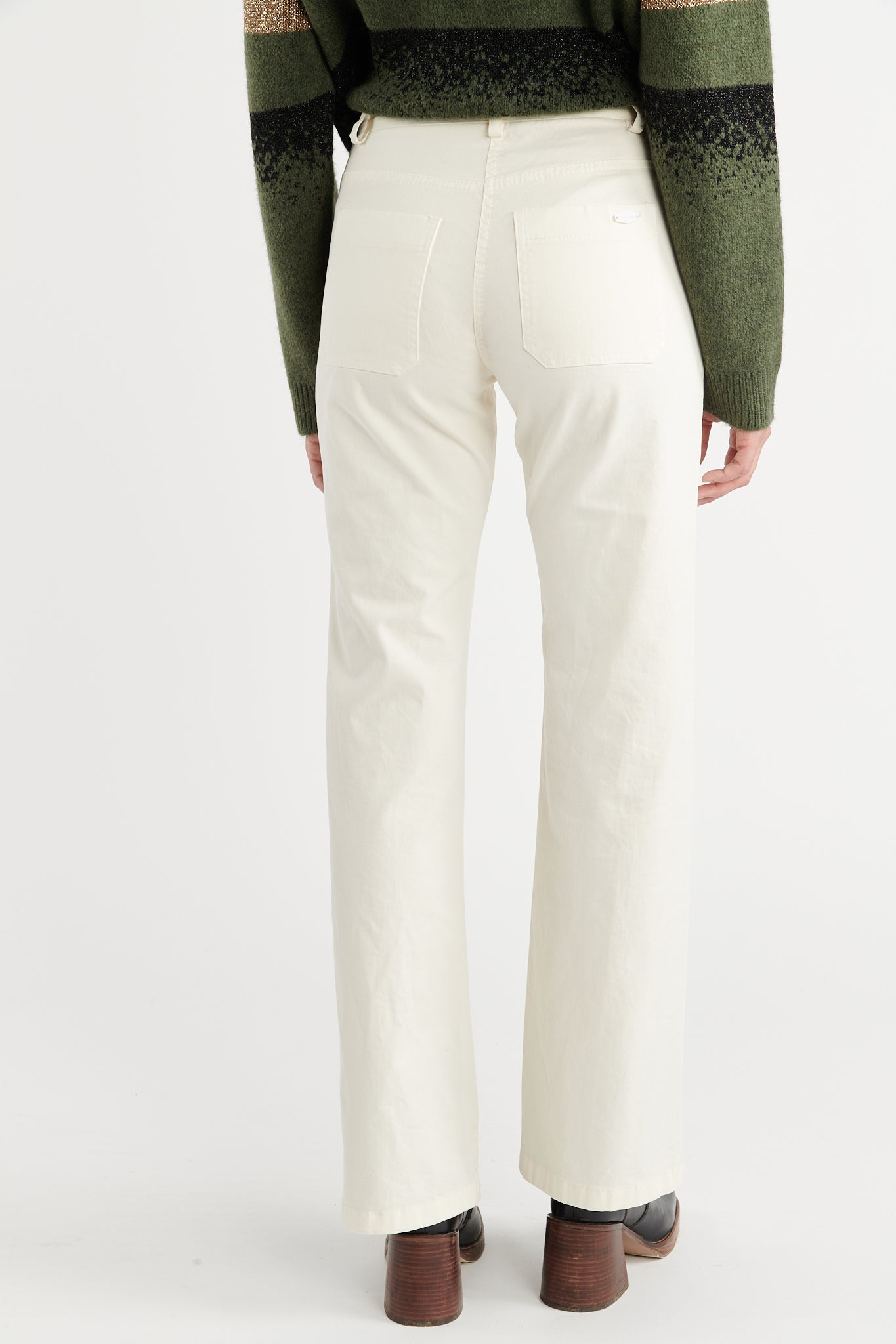 PANTALON FLARE BRUNA NATUREL