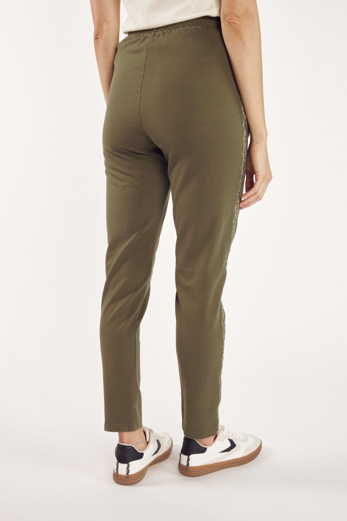 JOGGING DÉTAIL LUREX ALFRED KAKI