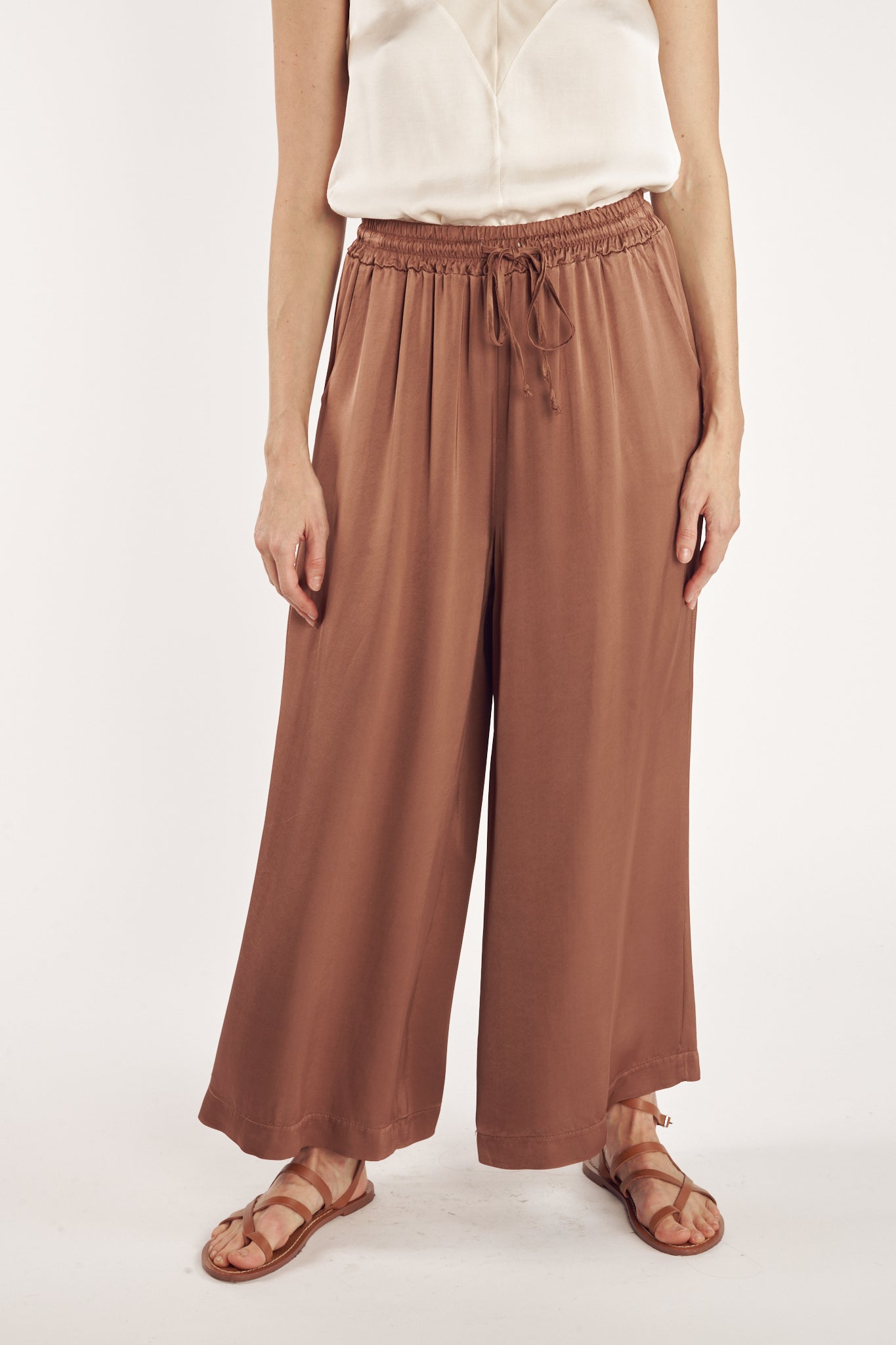 PANTALON AMPLE 7/8 ALIOT CAPPUCCINO