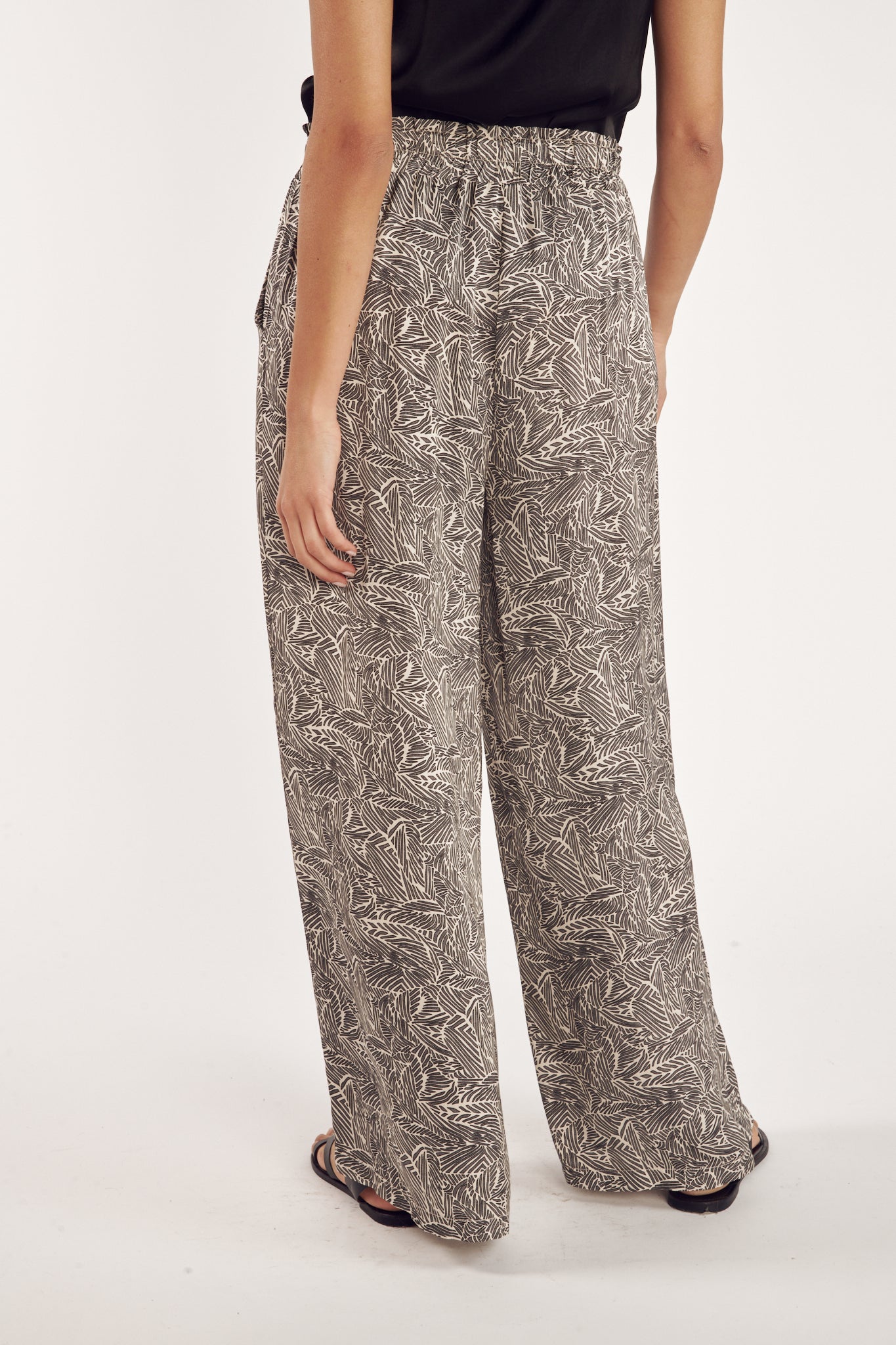 PANTALON CHESTER IMPRIMÉ ATENA NOIR