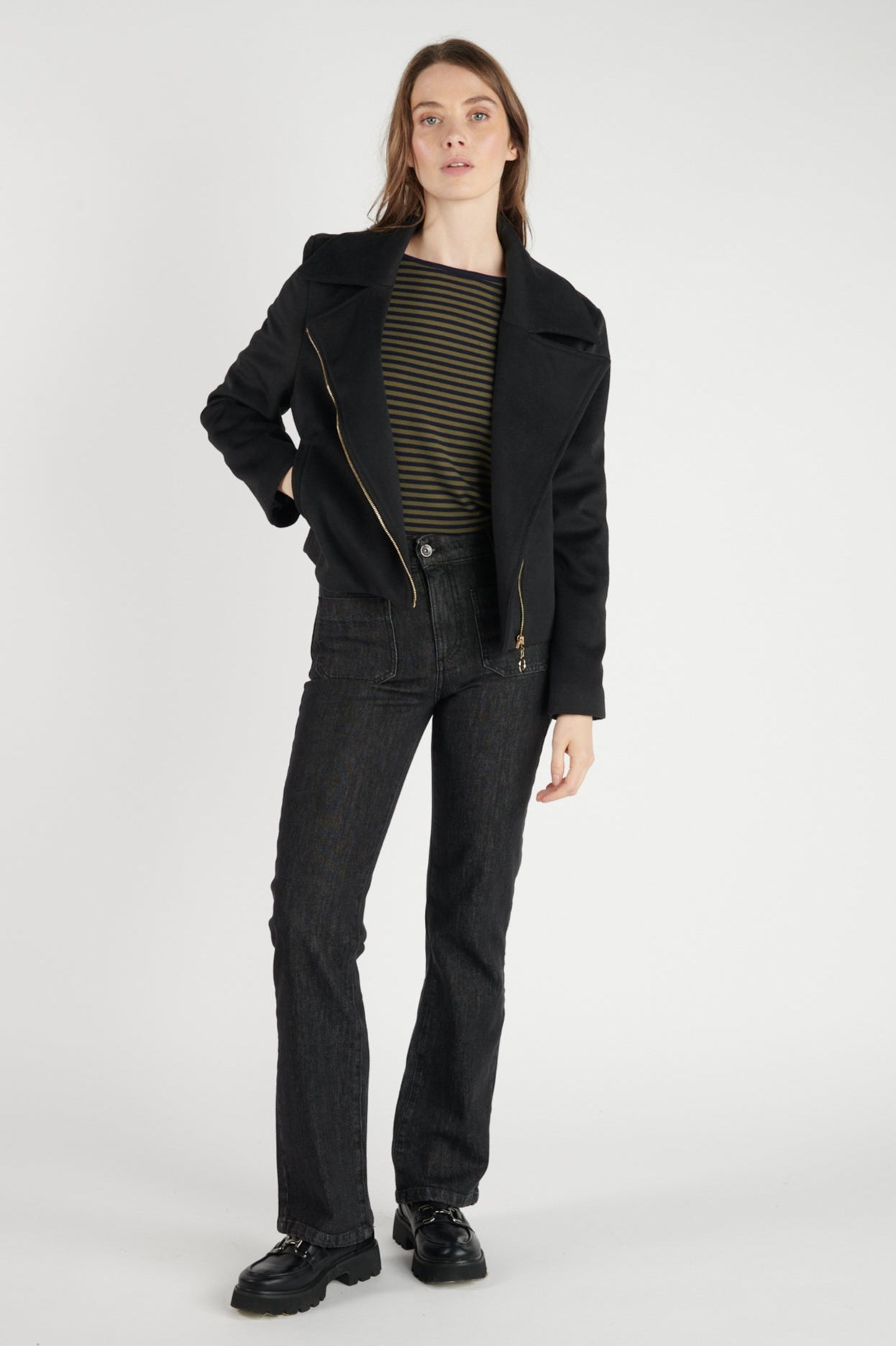 VESTE PERFECTO DIANE NOIR