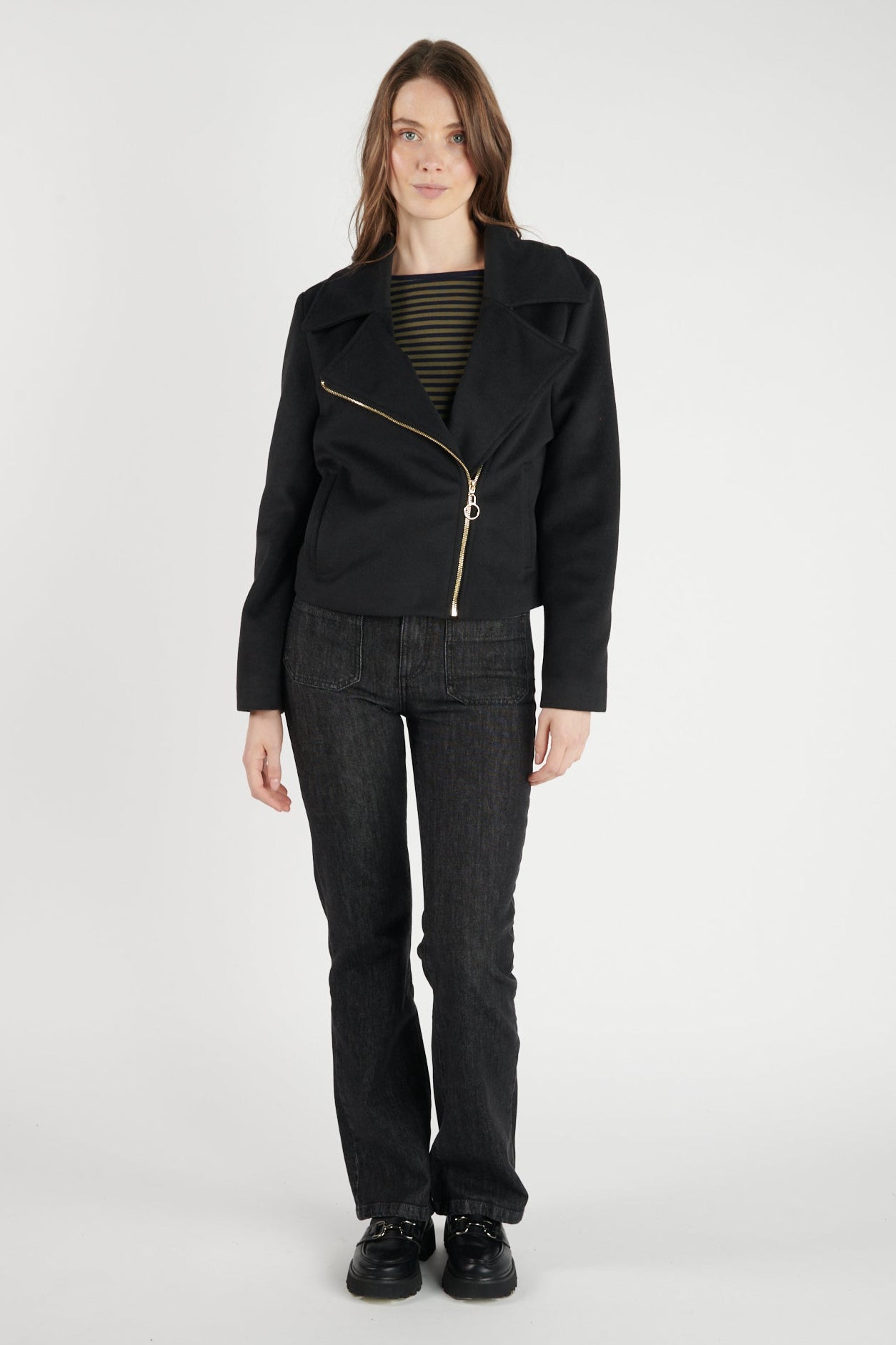 VESTE PERFECTO DIANE NOIR
