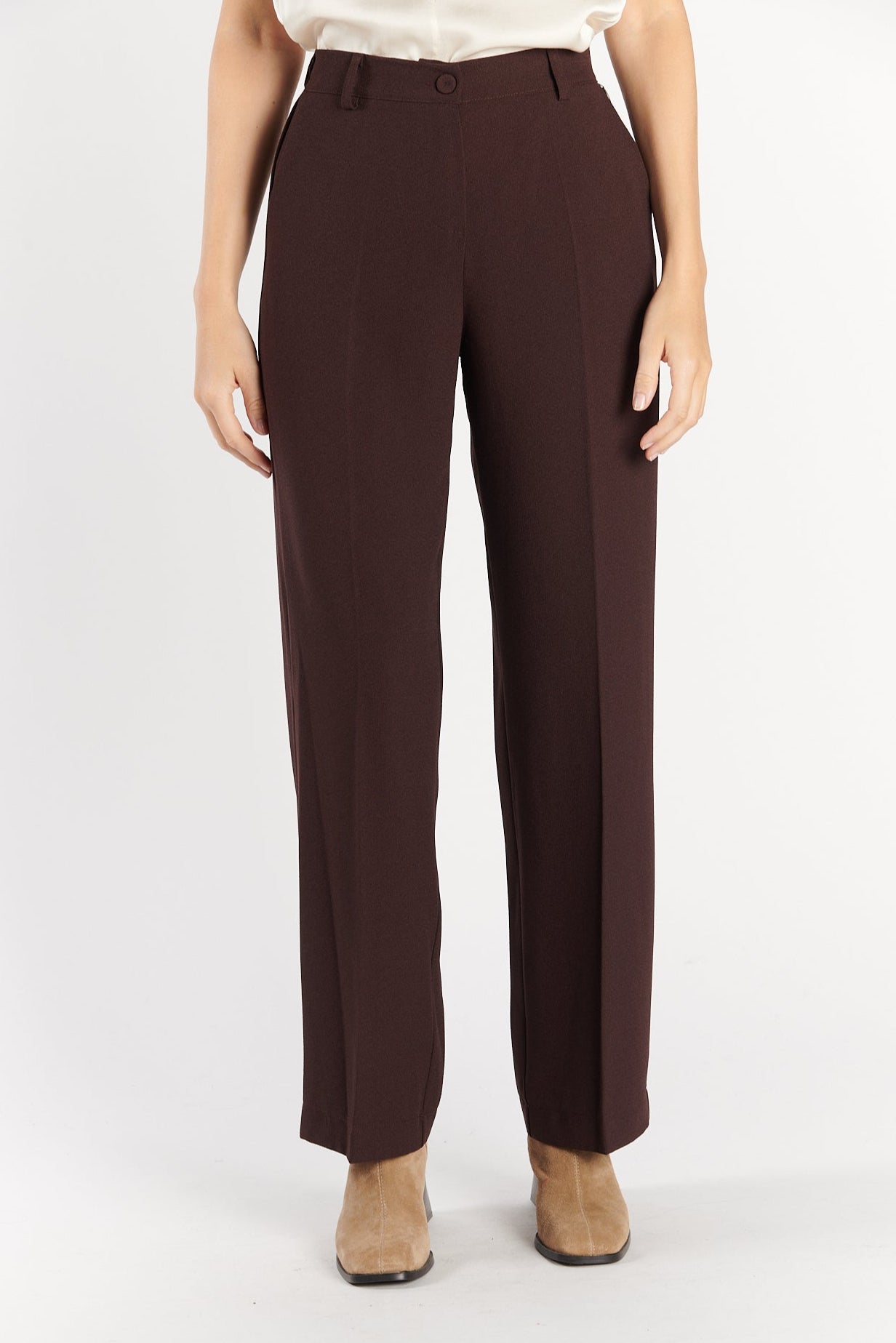 PANTALON LARGE NATHAN CHOCO