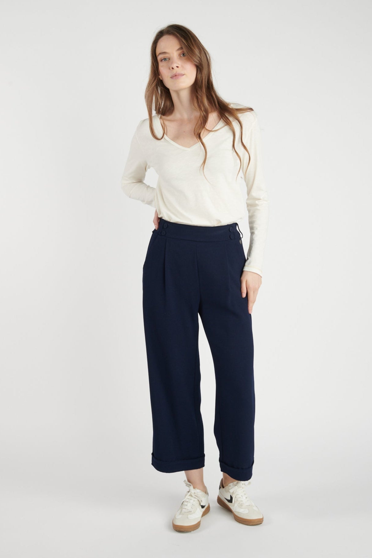 PANTALON ÉVASÉ BRICE MARINE