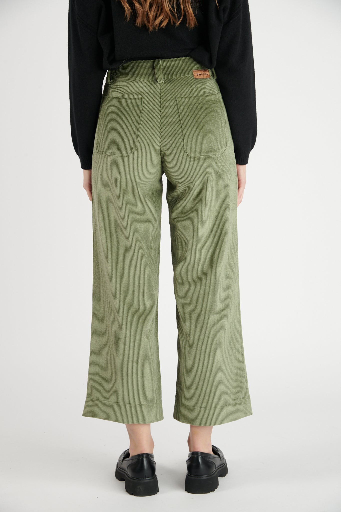 PANTALON 7/8 VELOURS DANEL KAKI