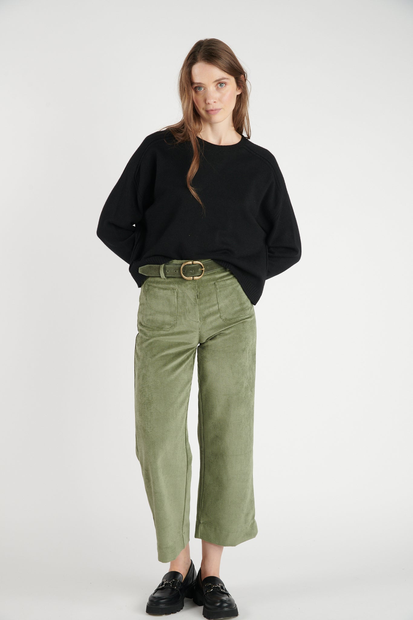 PULL COL ROND DANIS NOIR