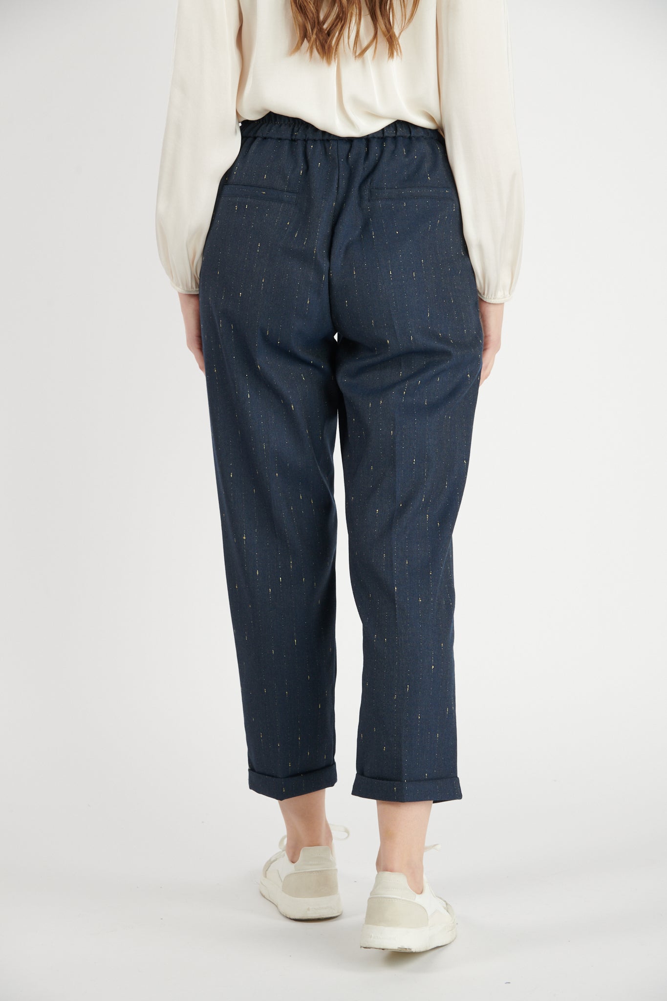 CHINO 7/8ÈME DIMITRI DENIM LUREX