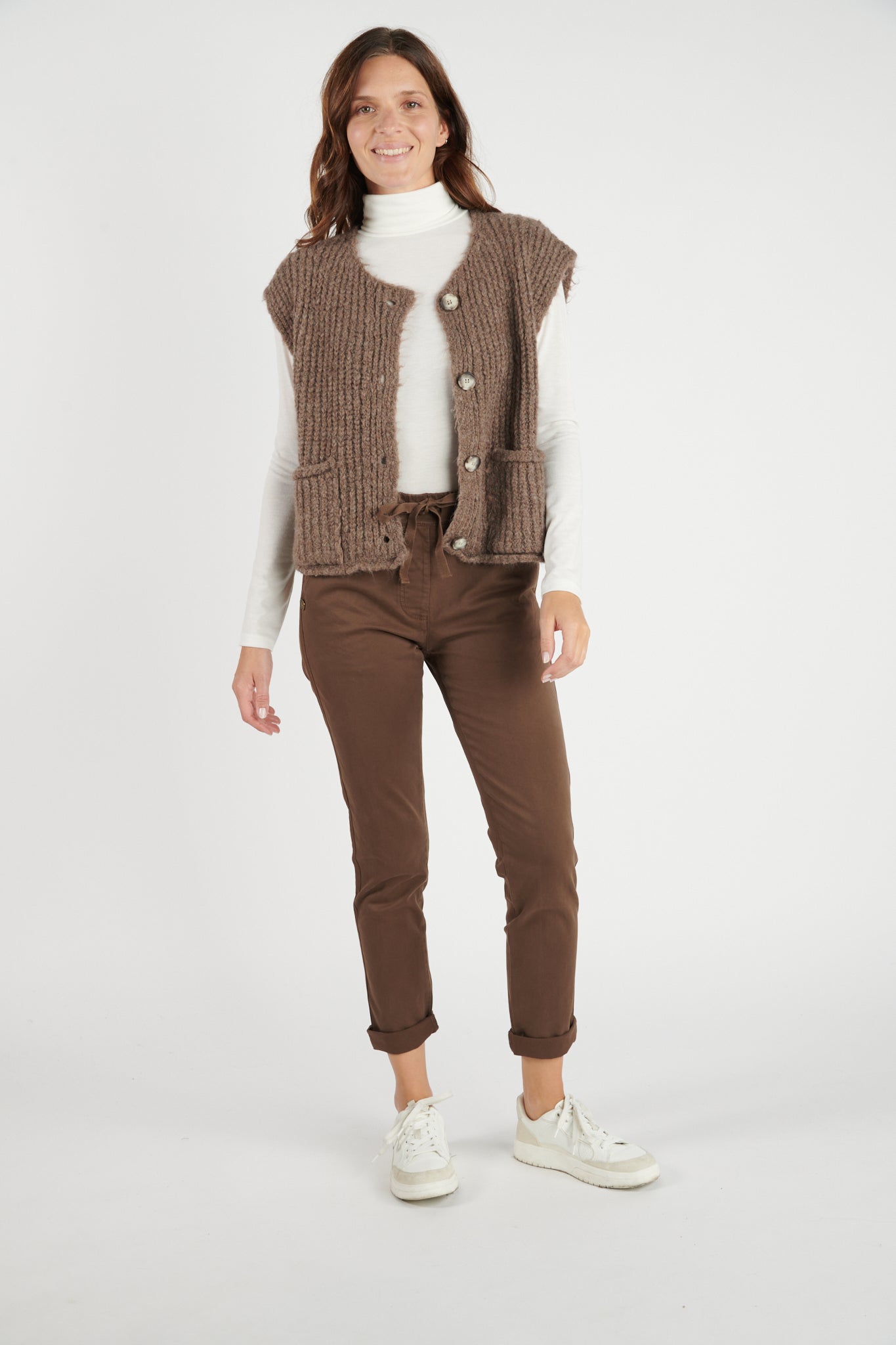 GILET SANS MANCHES DARIAN CAPPUCCINO