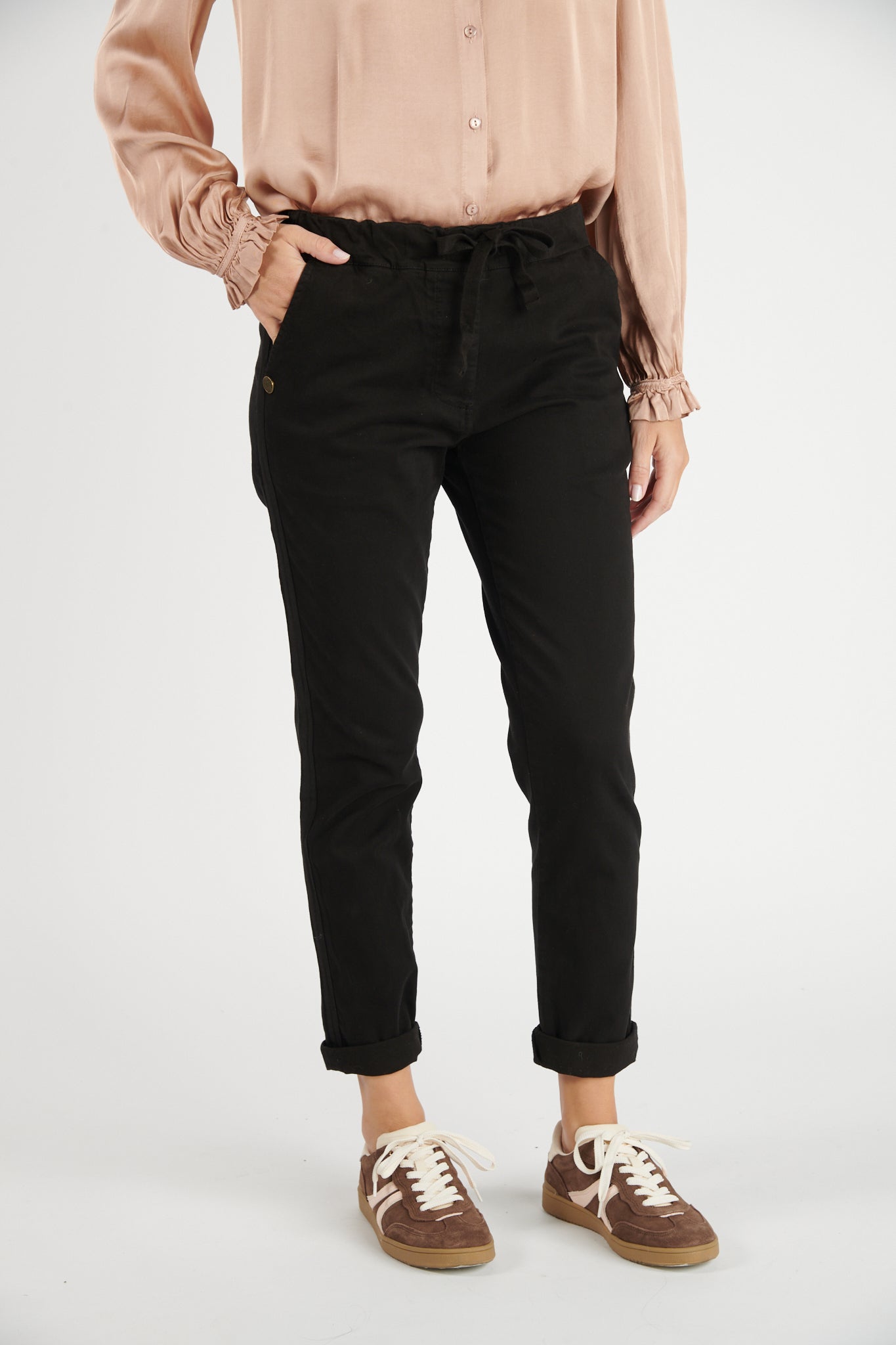 CHINO JOGGING VINCENT NOIR