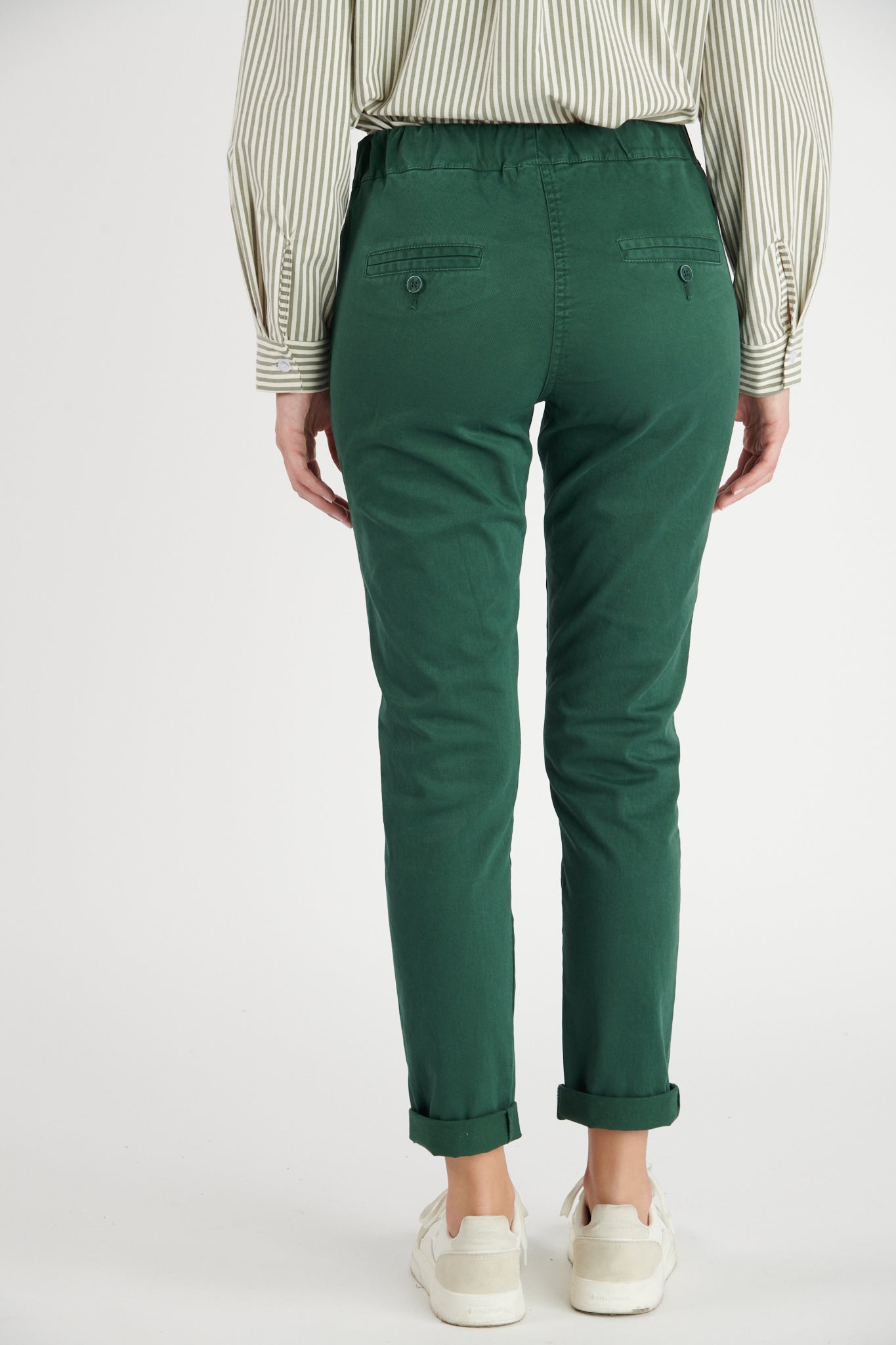 CHINO JOGGING VINCENT VERT PIN