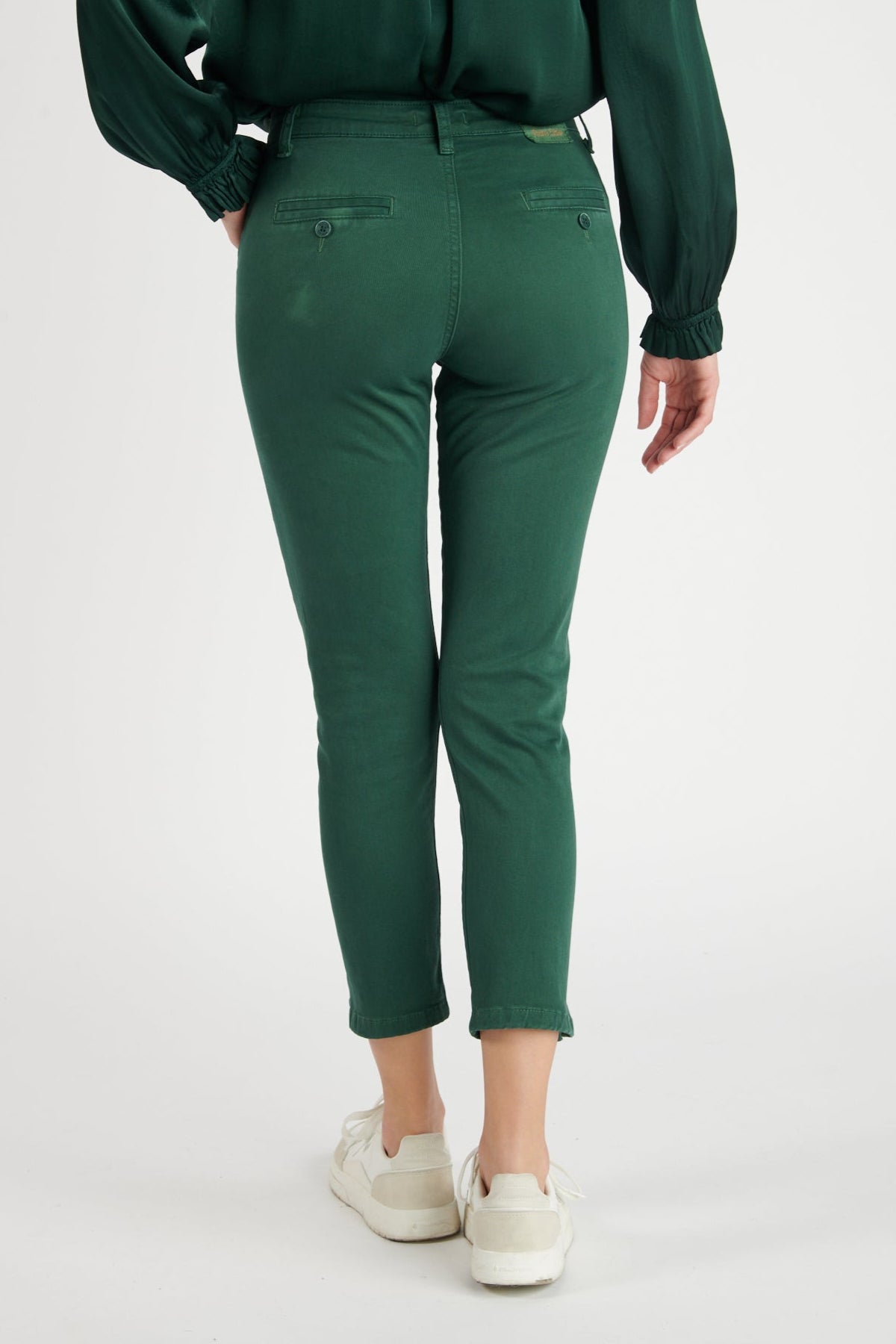 CHINO BASIQUE GARY VERT PIN