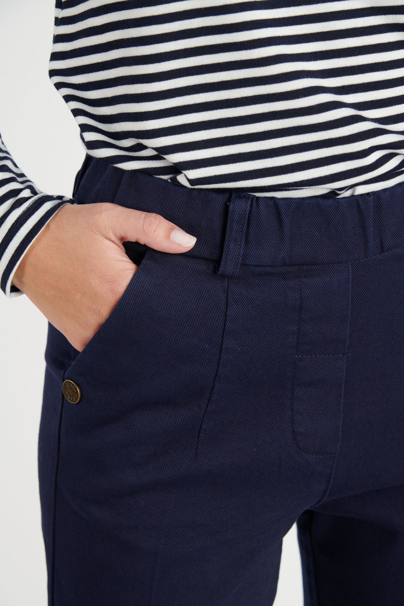 CHINO 7/8ÈME CLINT MARINE
