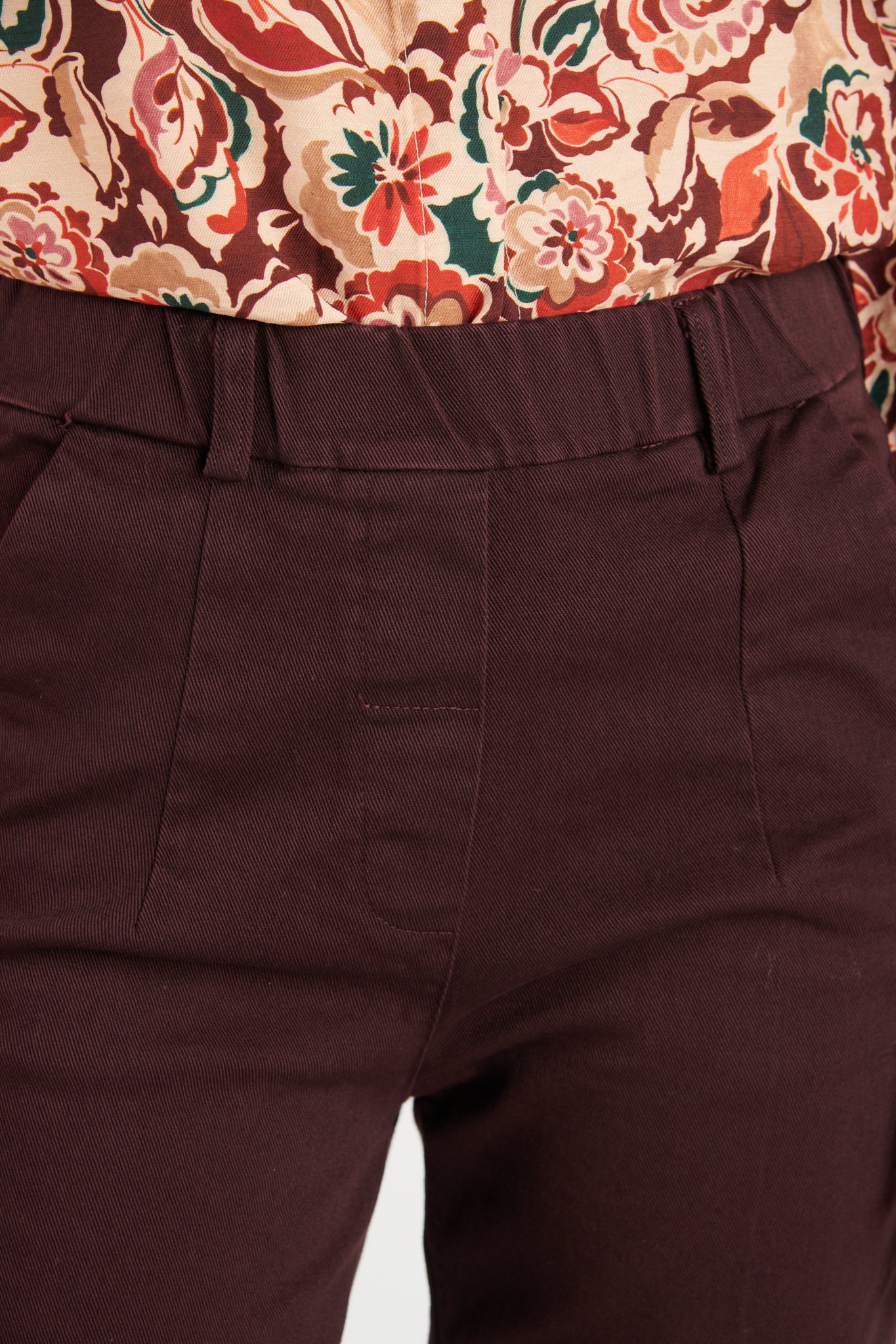 CHINO 7/8ÈME CLINT PRUNE