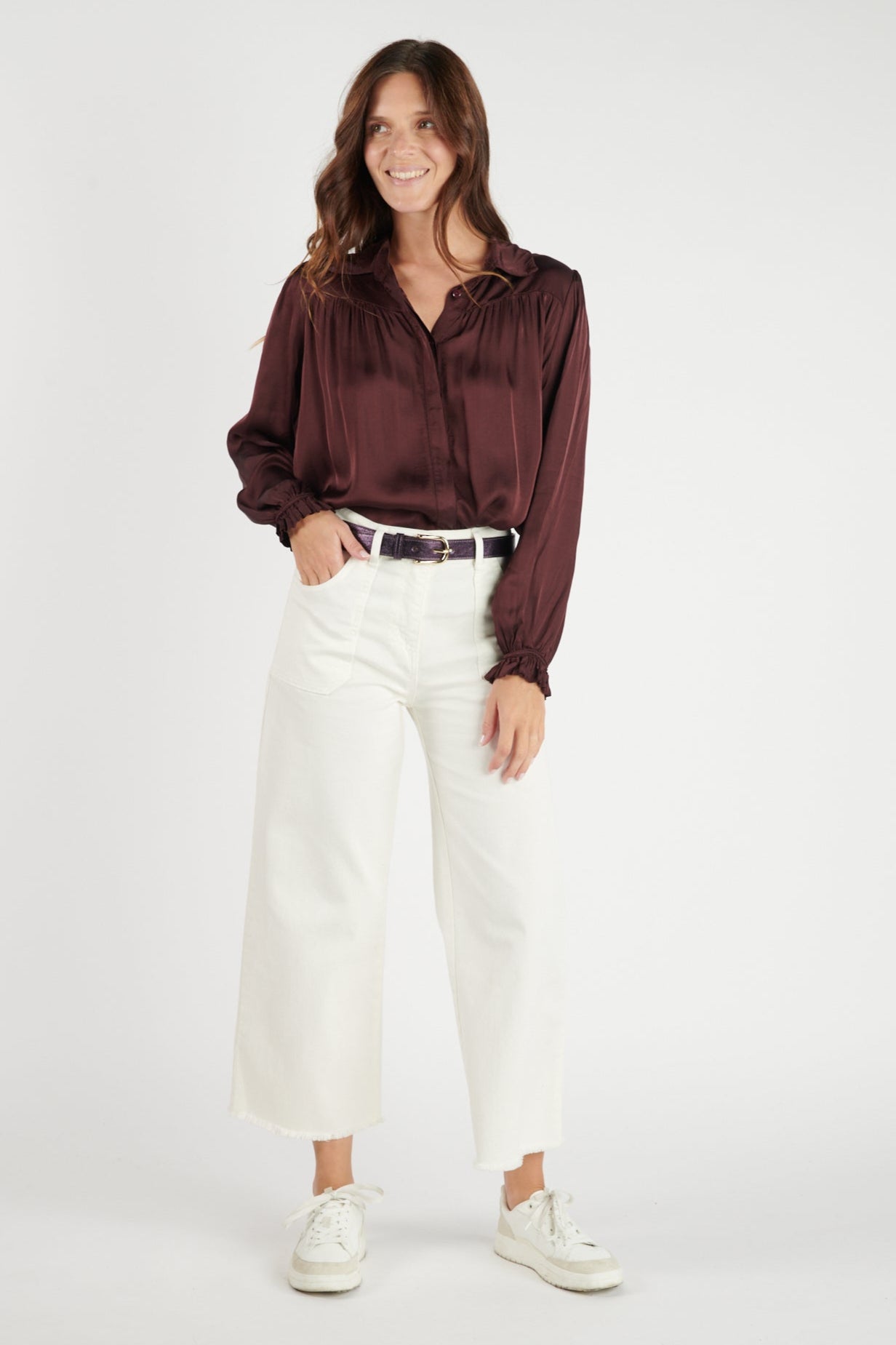 CHEMISE PEINTRE DANOA PRUNE
