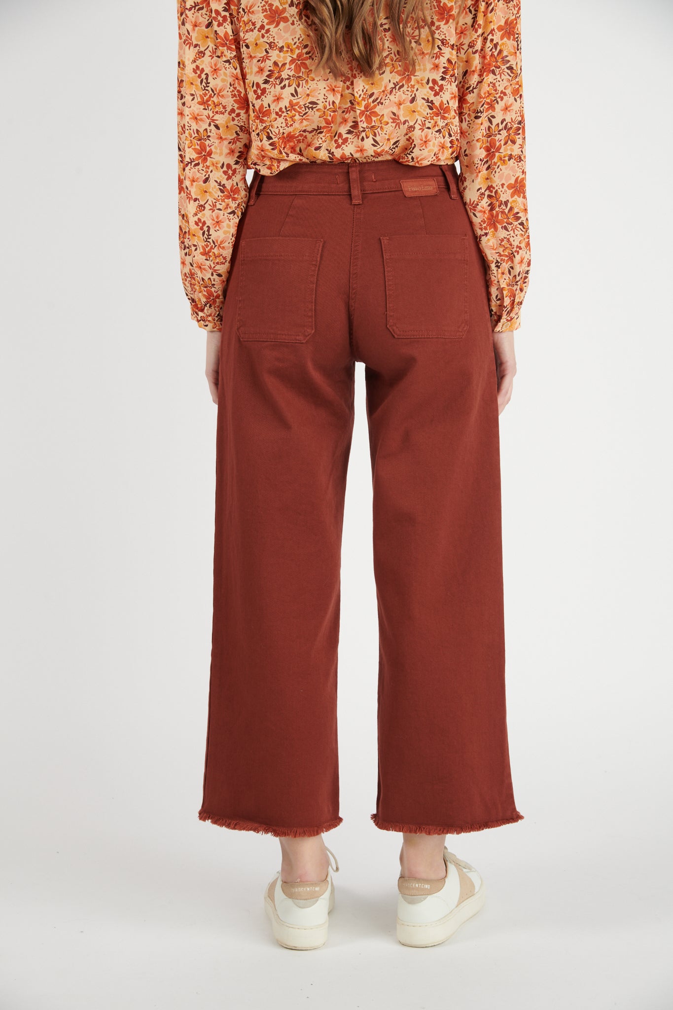 PANTALON ÉVASÉ 7/8 DILAN PAPRIKA