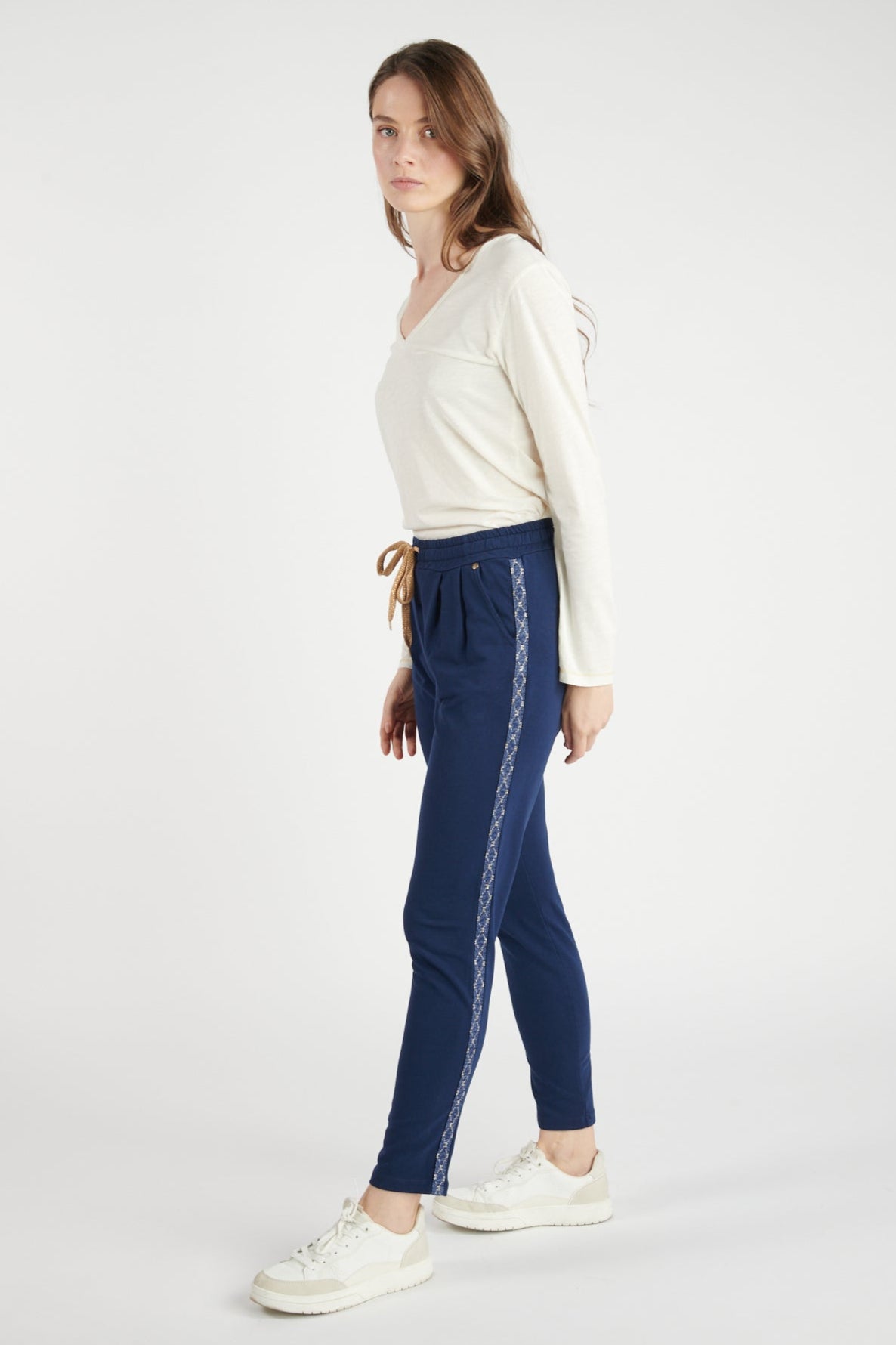 JOGGING DÉTAIL LUREX ALFRED MARINE