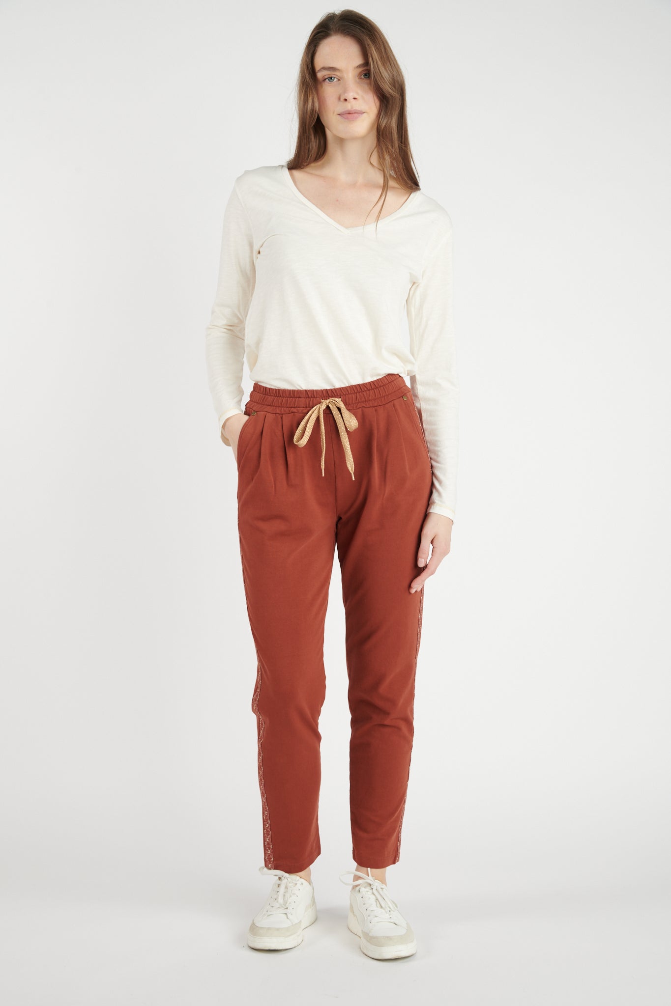JOGGING DÉTAIL LUREX ALFRED PAPRIKA