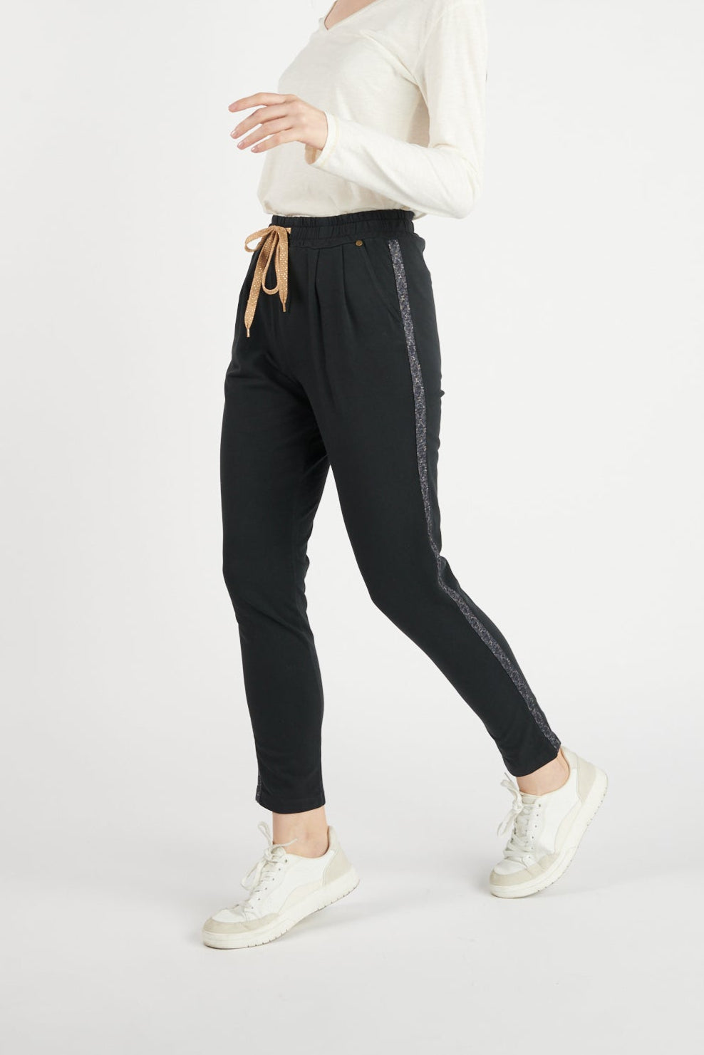 JOGGING DÉTAIL LUREX ALFRED NOIR