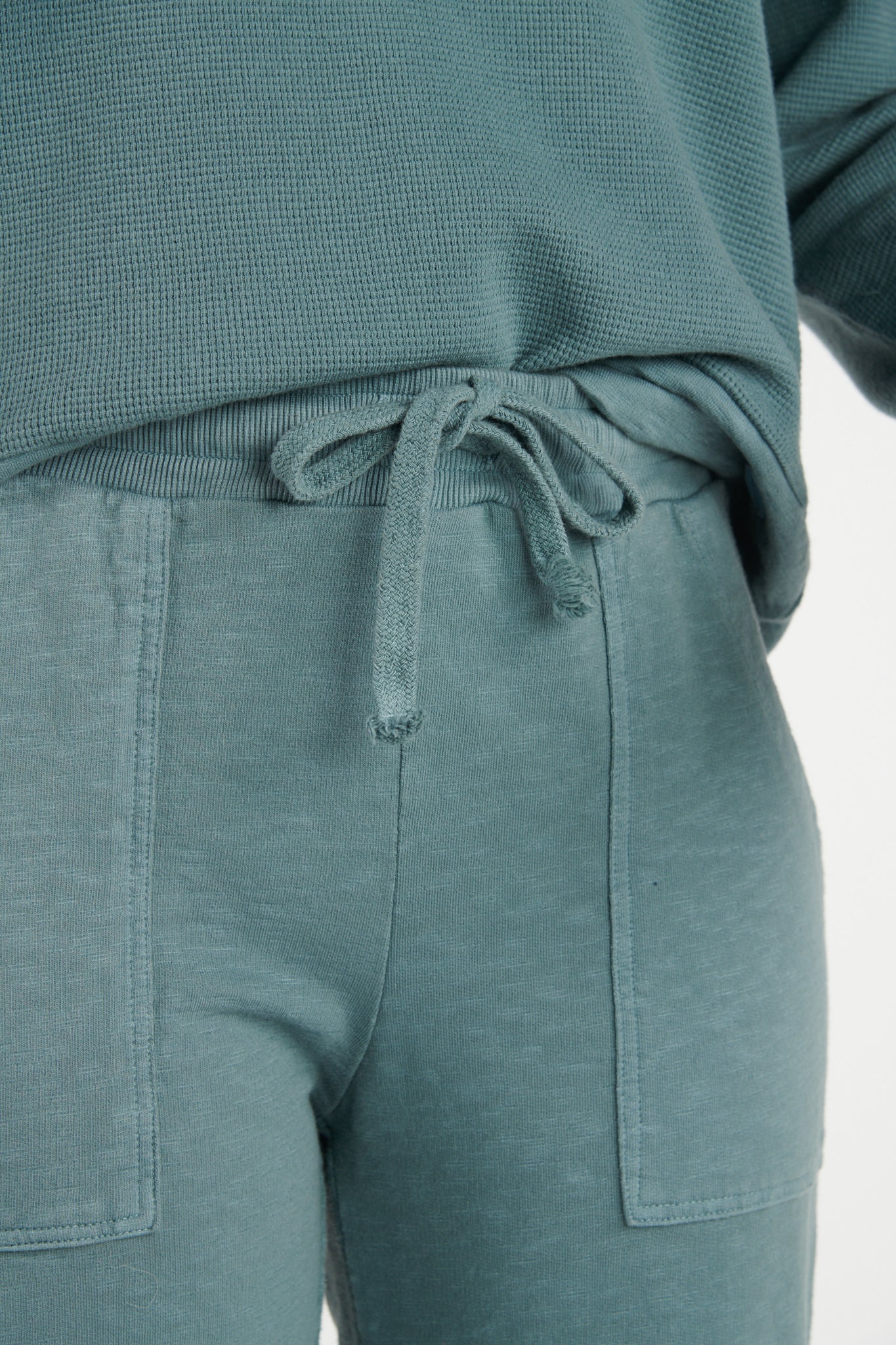 JOGGING BAPTISTE COTON ORGANIQUE BLEU CENDRE
