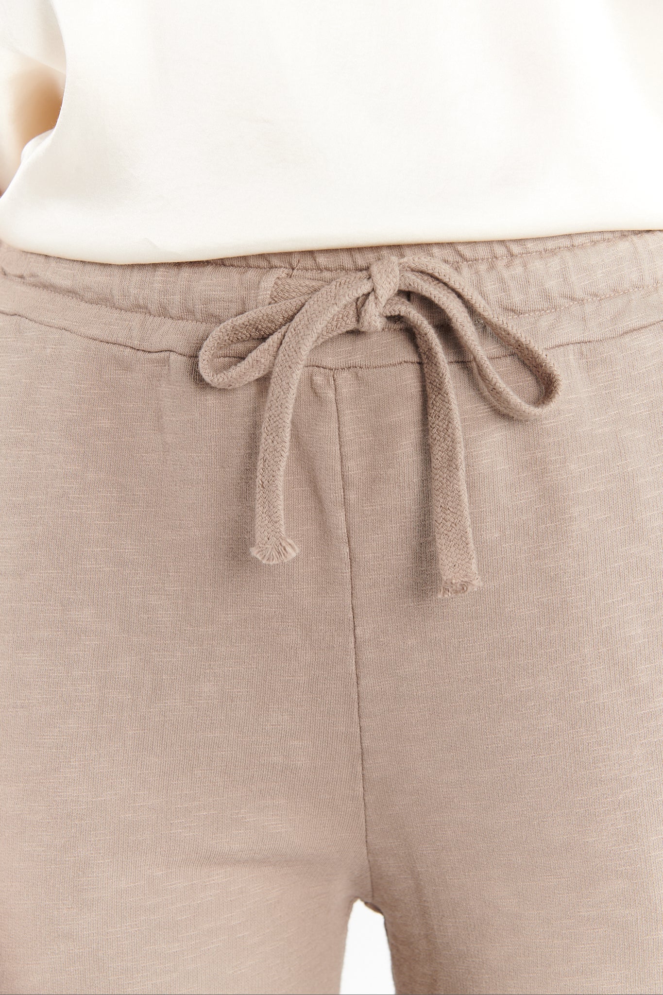 JOGGING LONG DILANI COTON ORGANIQUE TAUPE