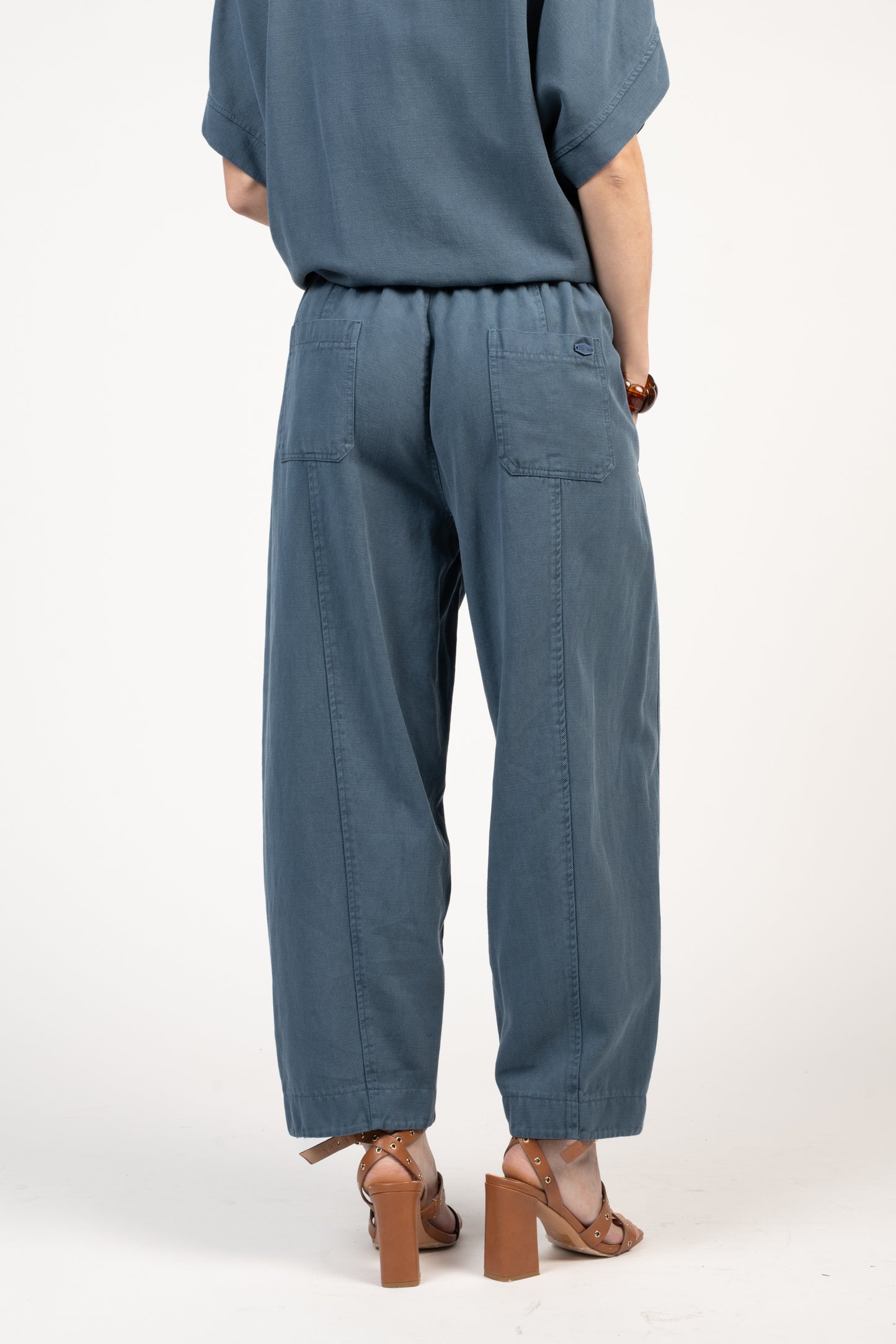 PANTALON BALLON 7/8ÈME ÉLÉONORE BLEU