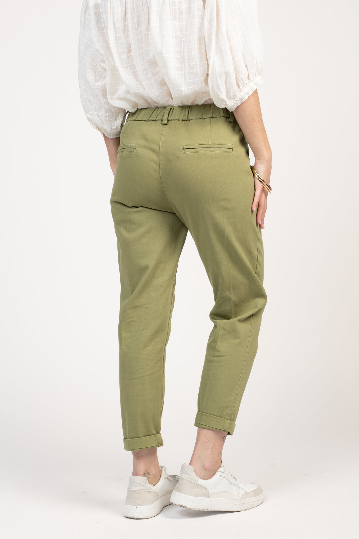 CHINO 7/8ÈME ELIOTT VERT