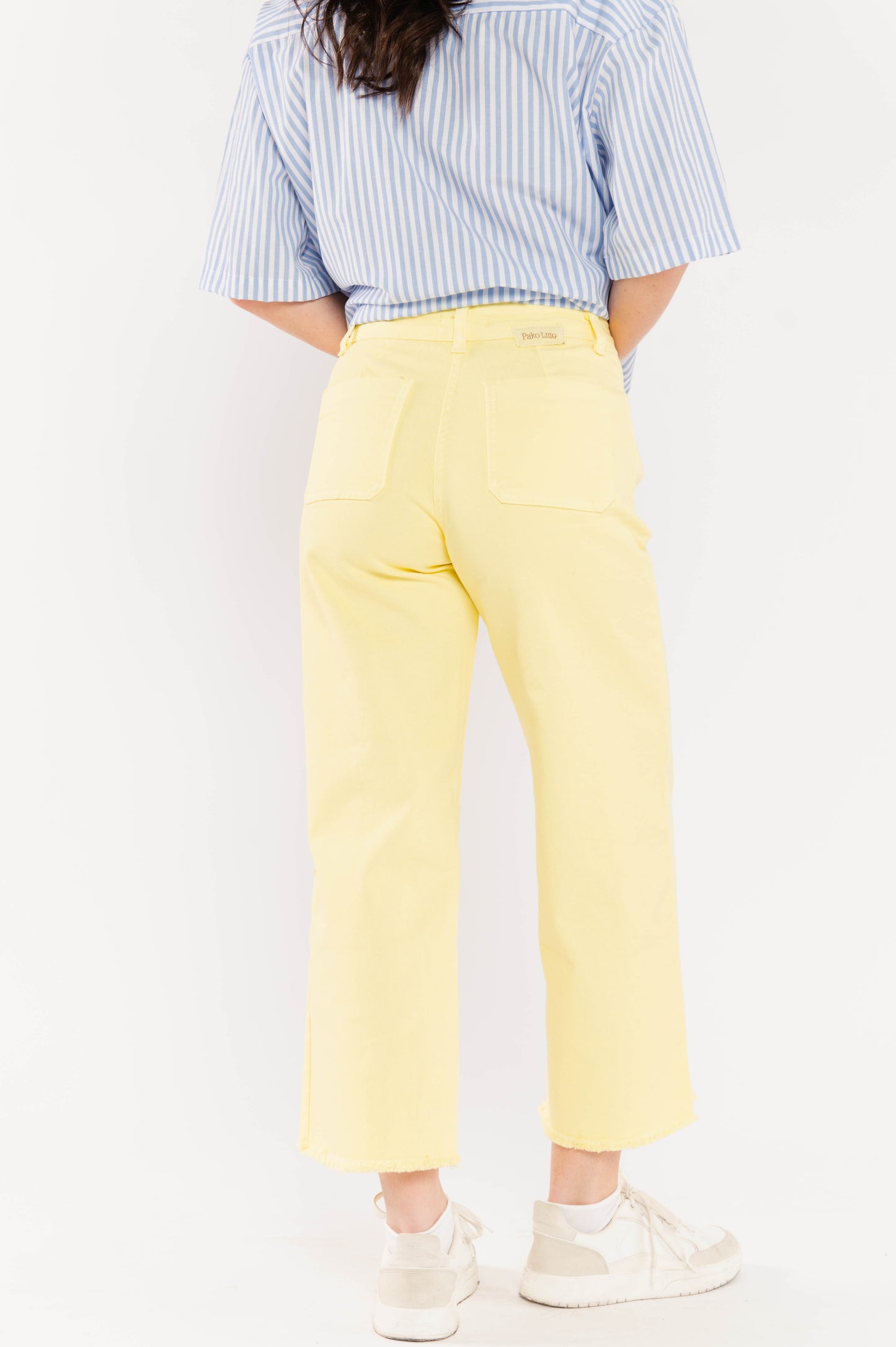 PANTALON ÉVASÉ 7/8ÈME ÉVAN MIMOSA