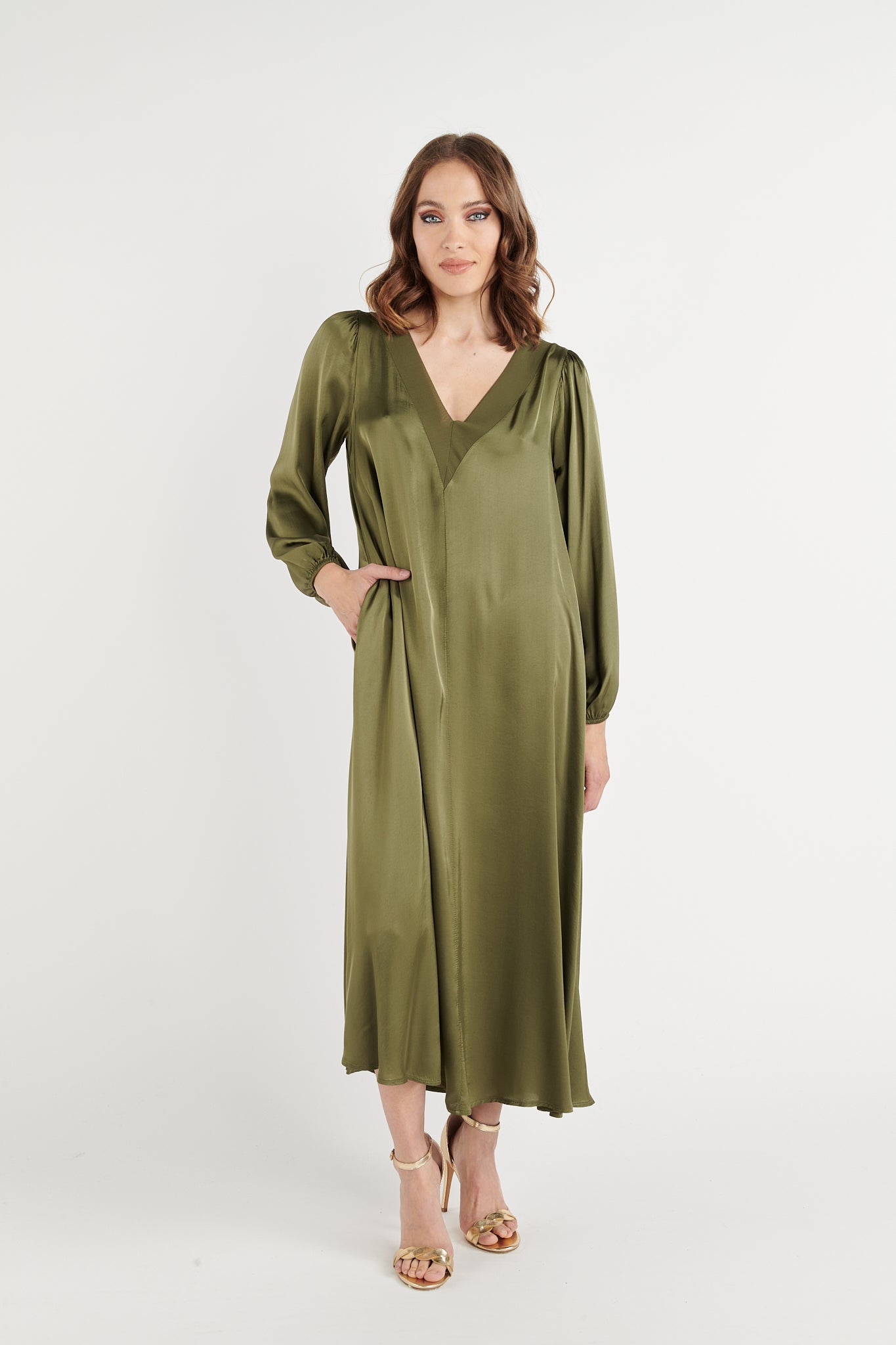 ROBE LONGUE BRUNY KAKI