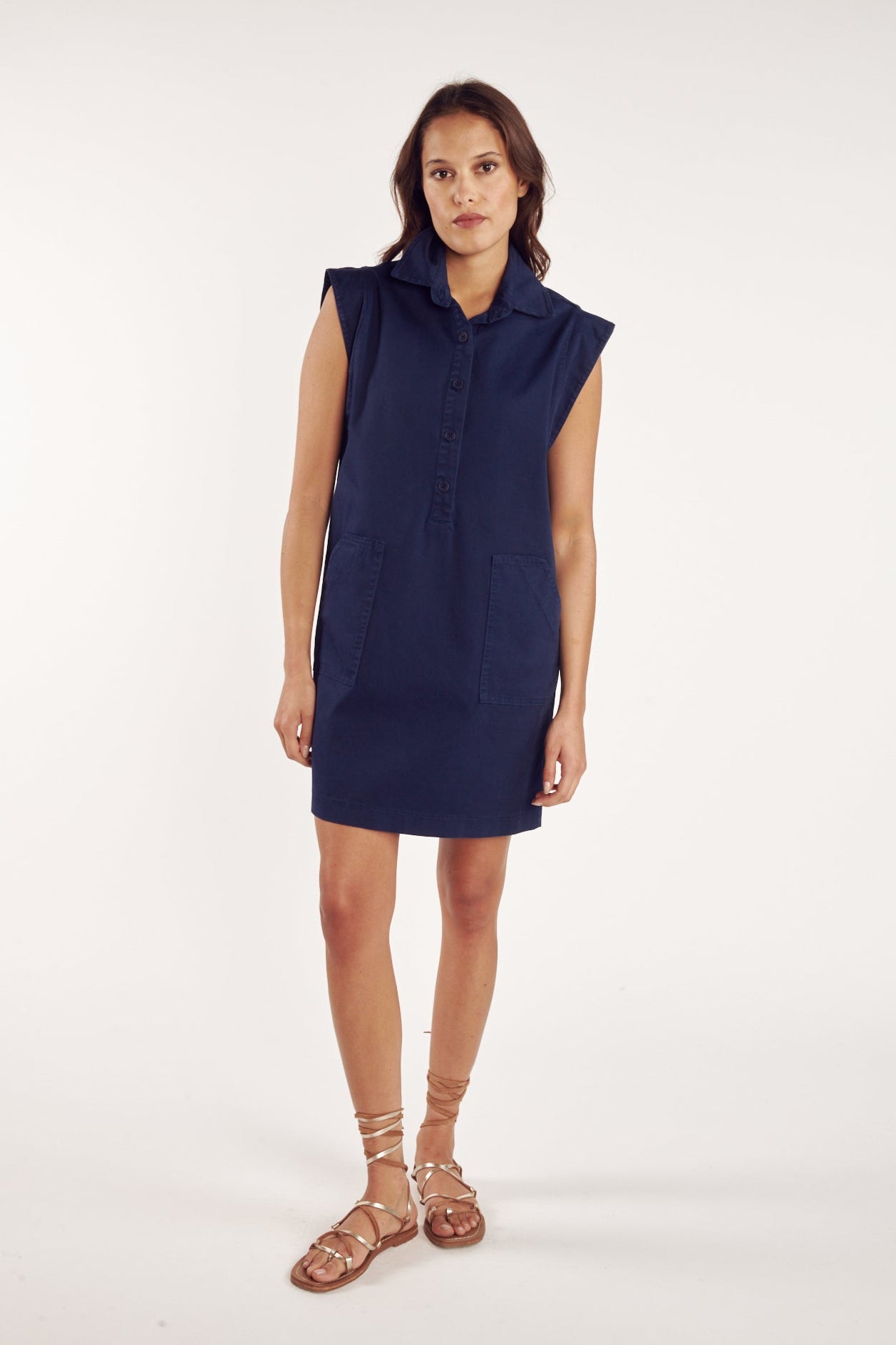 ROBE COURTE CHARLIE MARINE