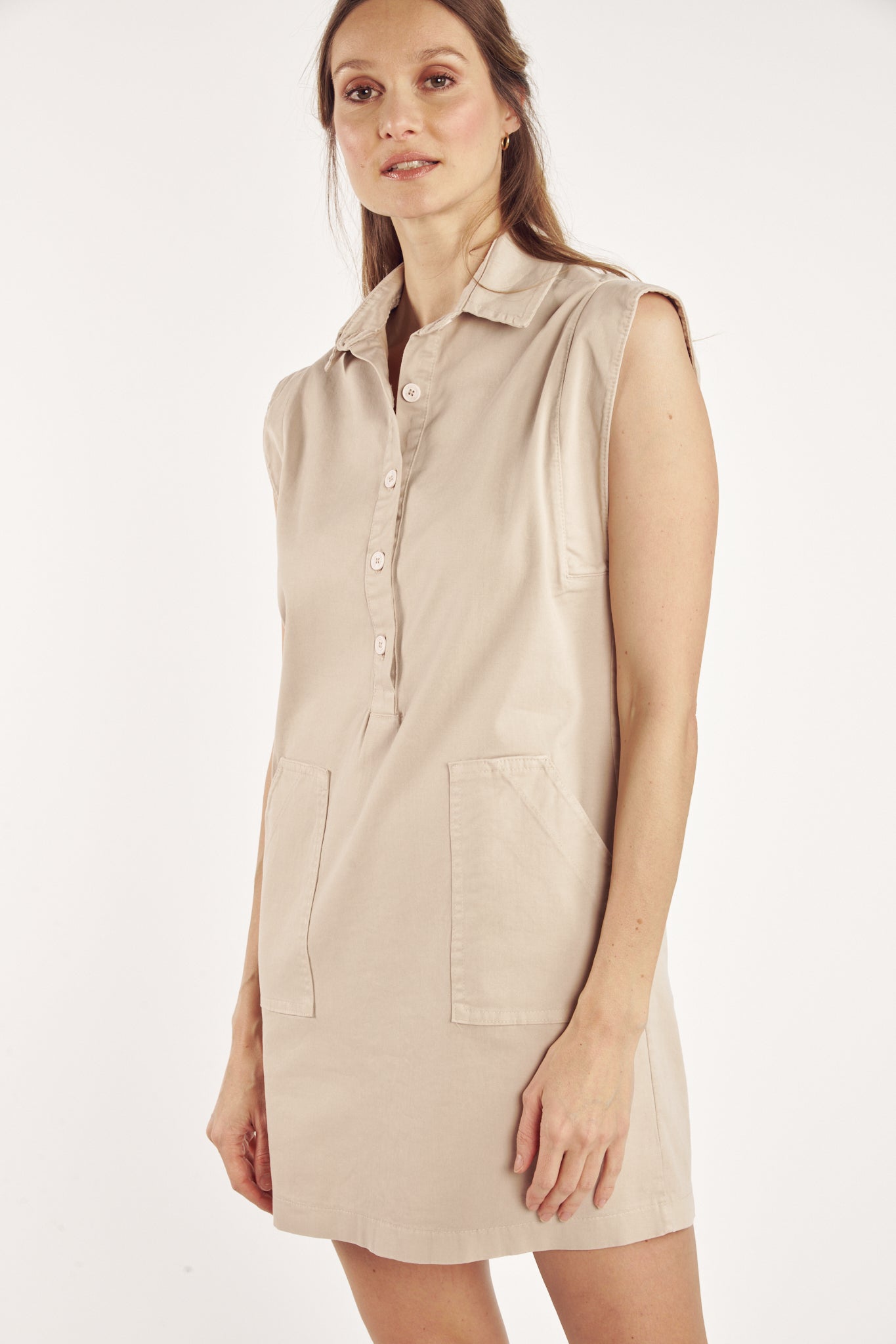 ROBE COURTE CHARLIE SABLE