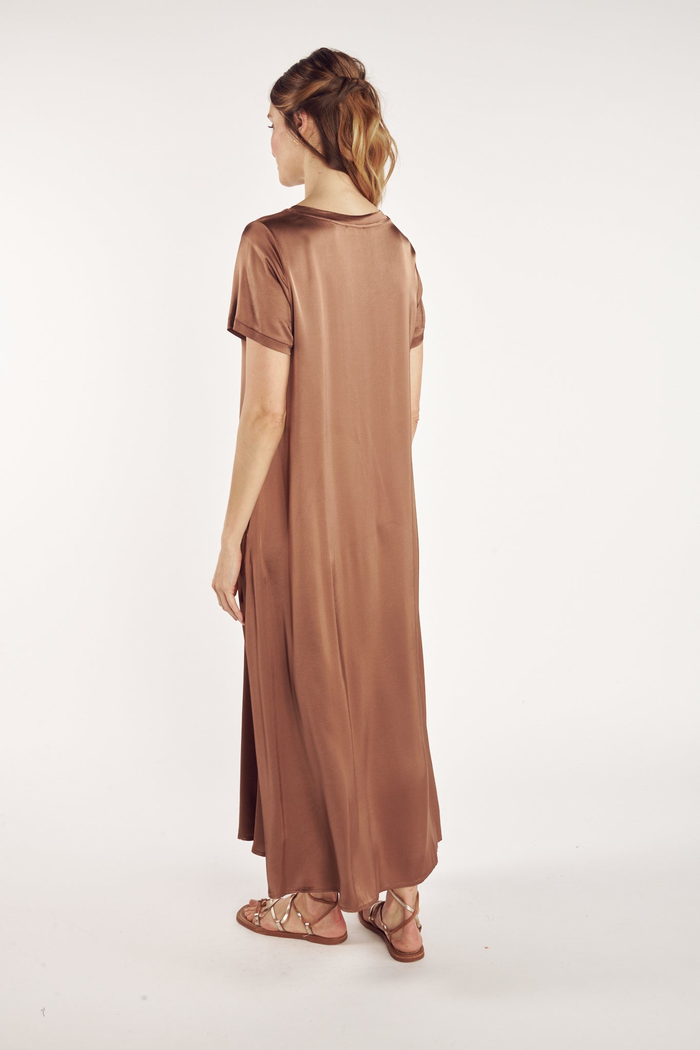 CAREY CAPPUCCINO LONG DRESS