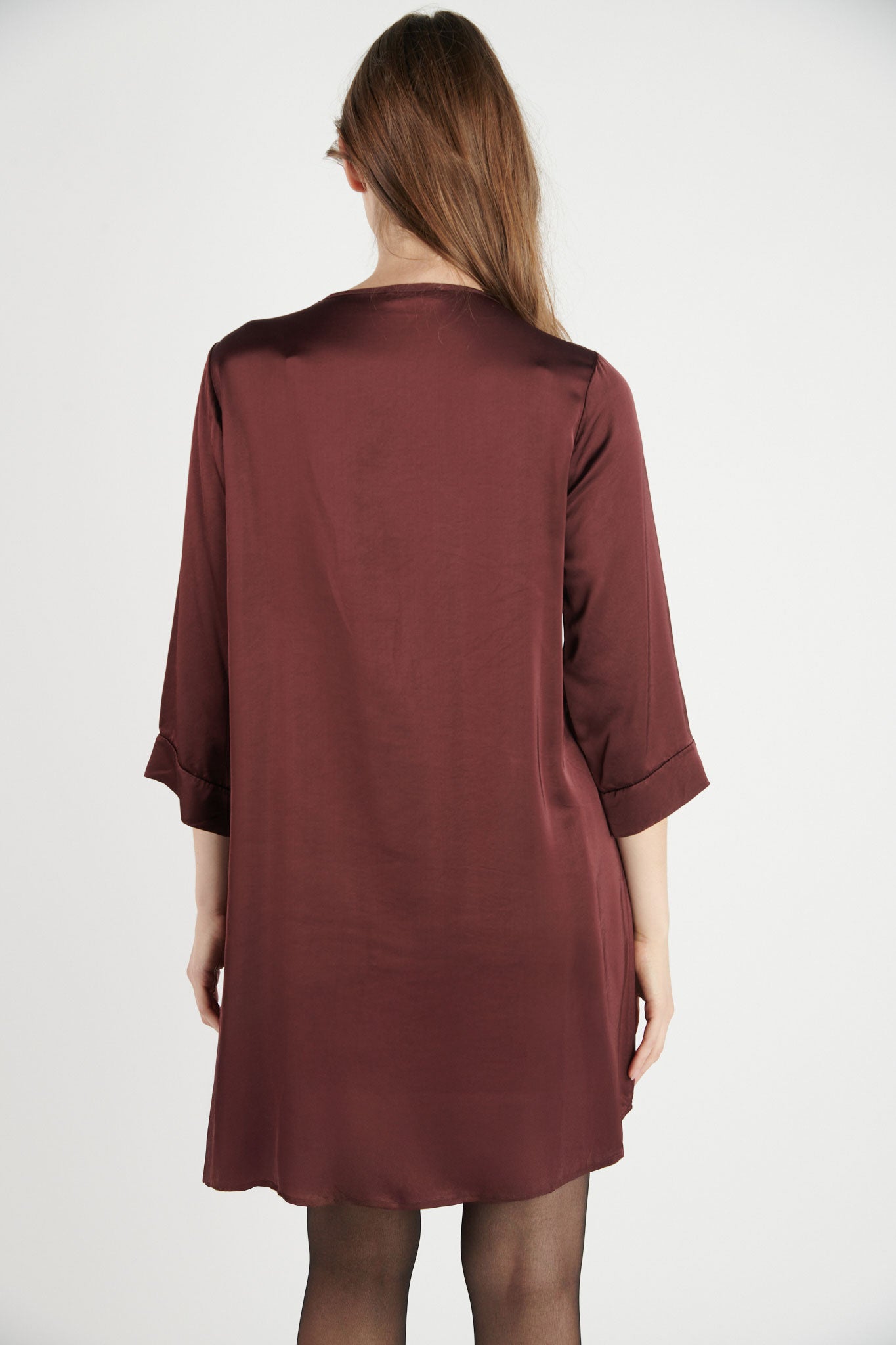 ROBE COURTE DOMAE PRUNE