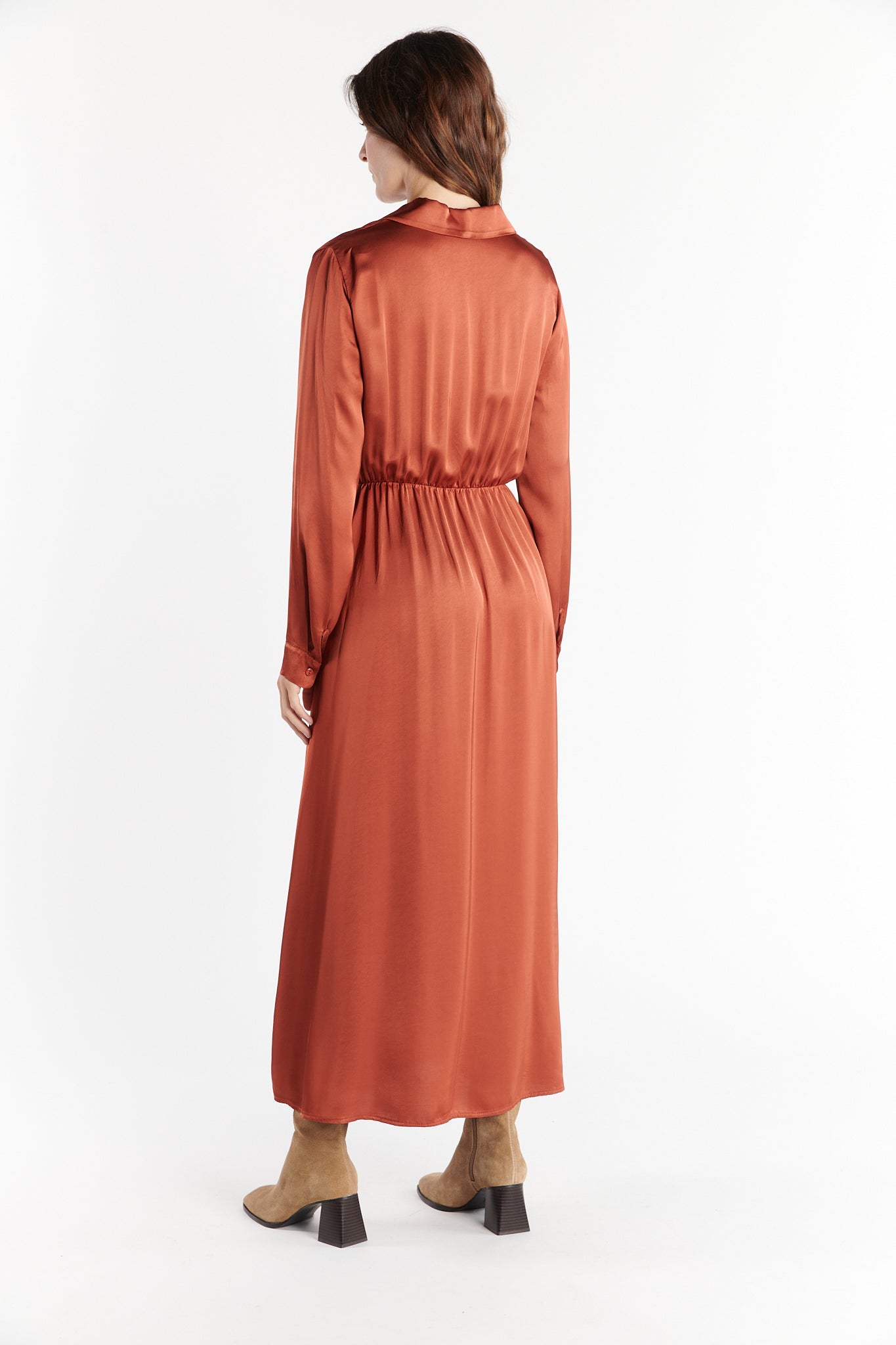 ROBE CHEMISE DÉSIA SAFRAN