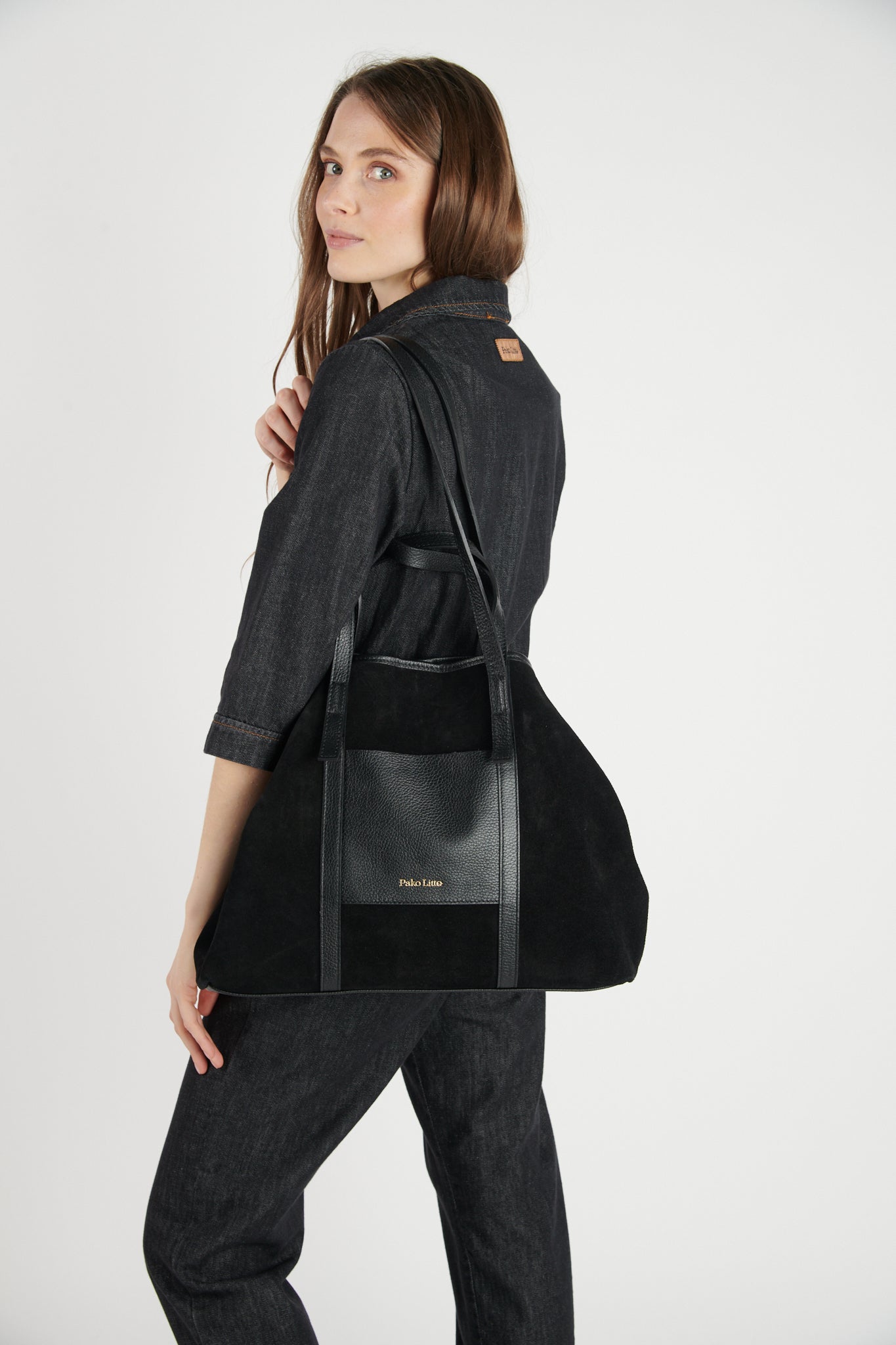 SAC CABAS ROME NOIR