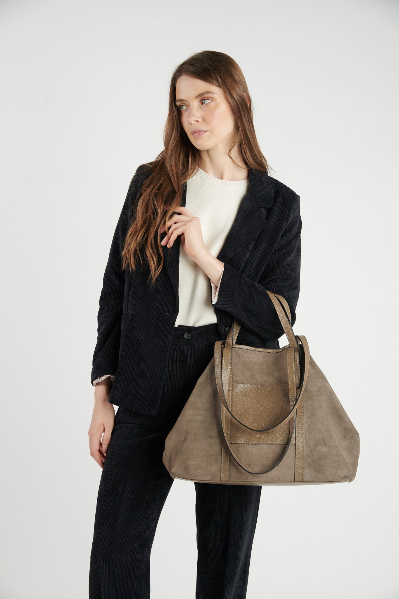 SAC CABAS ROME TAUPE